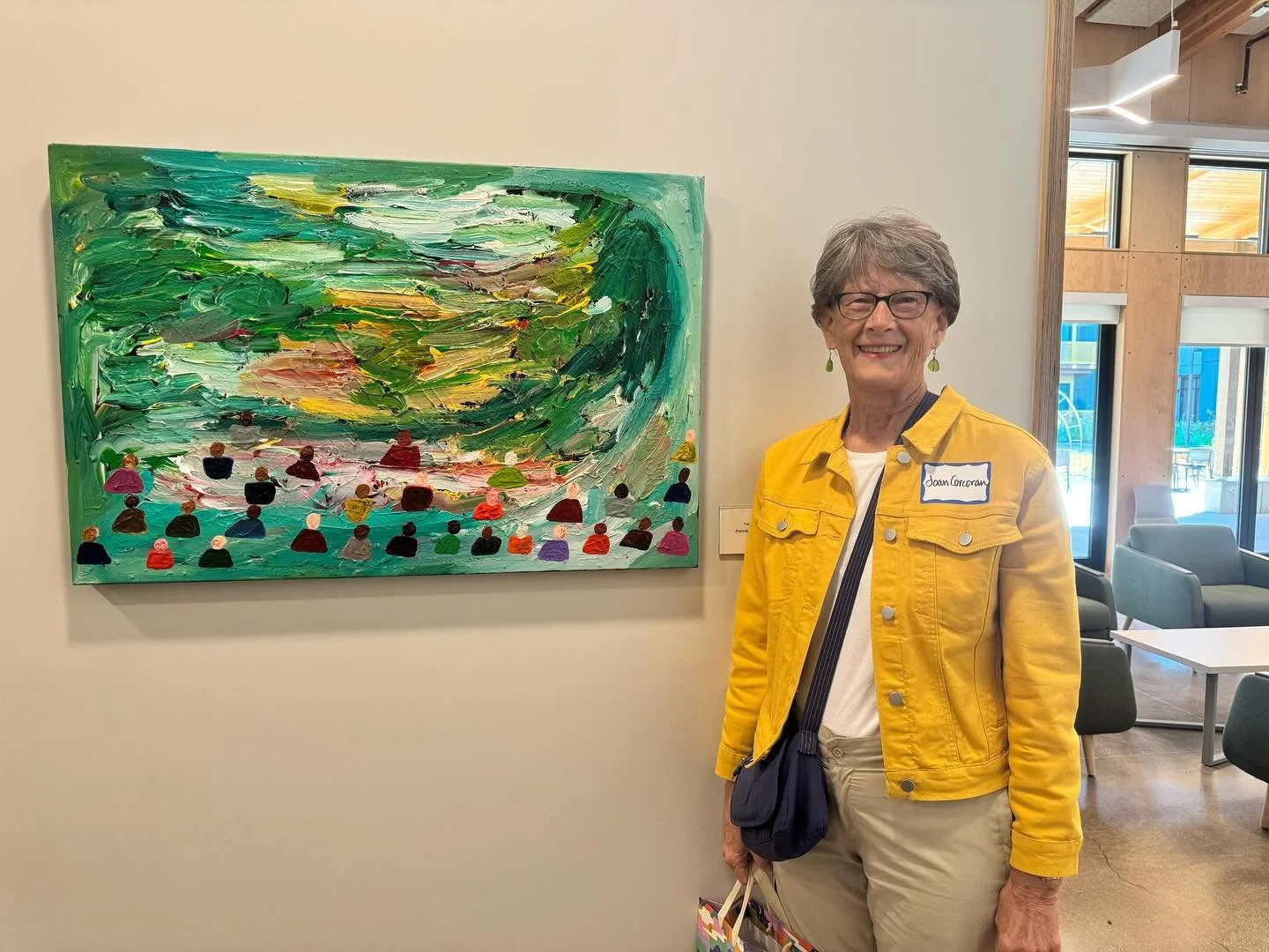 Congratulations to North Pole Studio Exhibiting Artist Adolph Bastendorff! His work “Everyday People Scenic View” has been purchased and is now part of The Residents’ Collection of Northwest Art at Community Partners for Affordable
