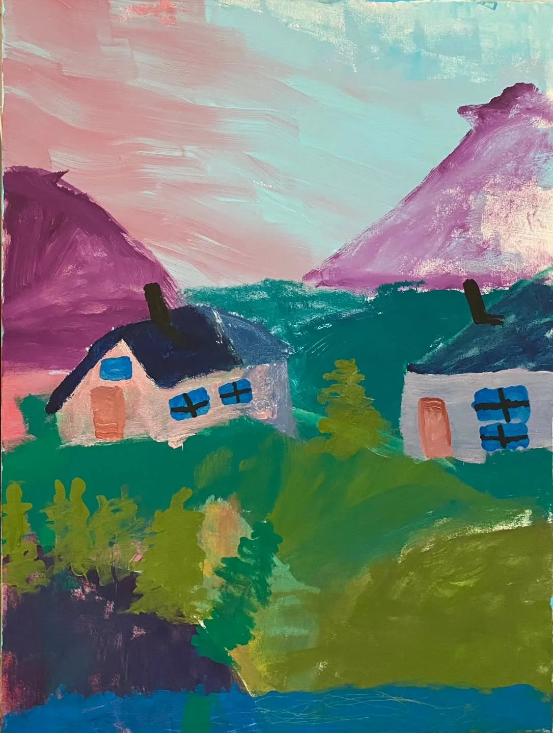 &ldquo;Linzie&rsquo;s Escape&rdquo; by Eli Kern

Eli's work is known for richly textured surfaces created with unorthodox tools such as forks, Q-tips, toothbrushes, and palette knives.

A poet, as well as a visual artist, Eli brings his love of langu