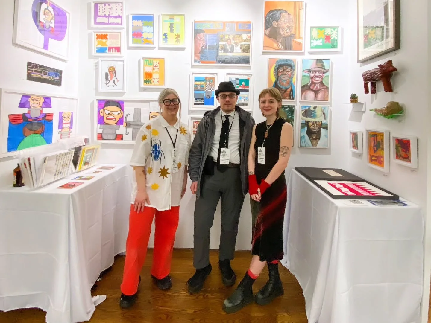 Outsider Art Fair was another roaring success! NPS artist Aaron Cunningham made the trip out to NYC in time to see that two of his works sold on opening day. NPS Artist Dan Tran&rsquo;s &ldquo;Calendar&rdquo; series sparked many thought-provoking con