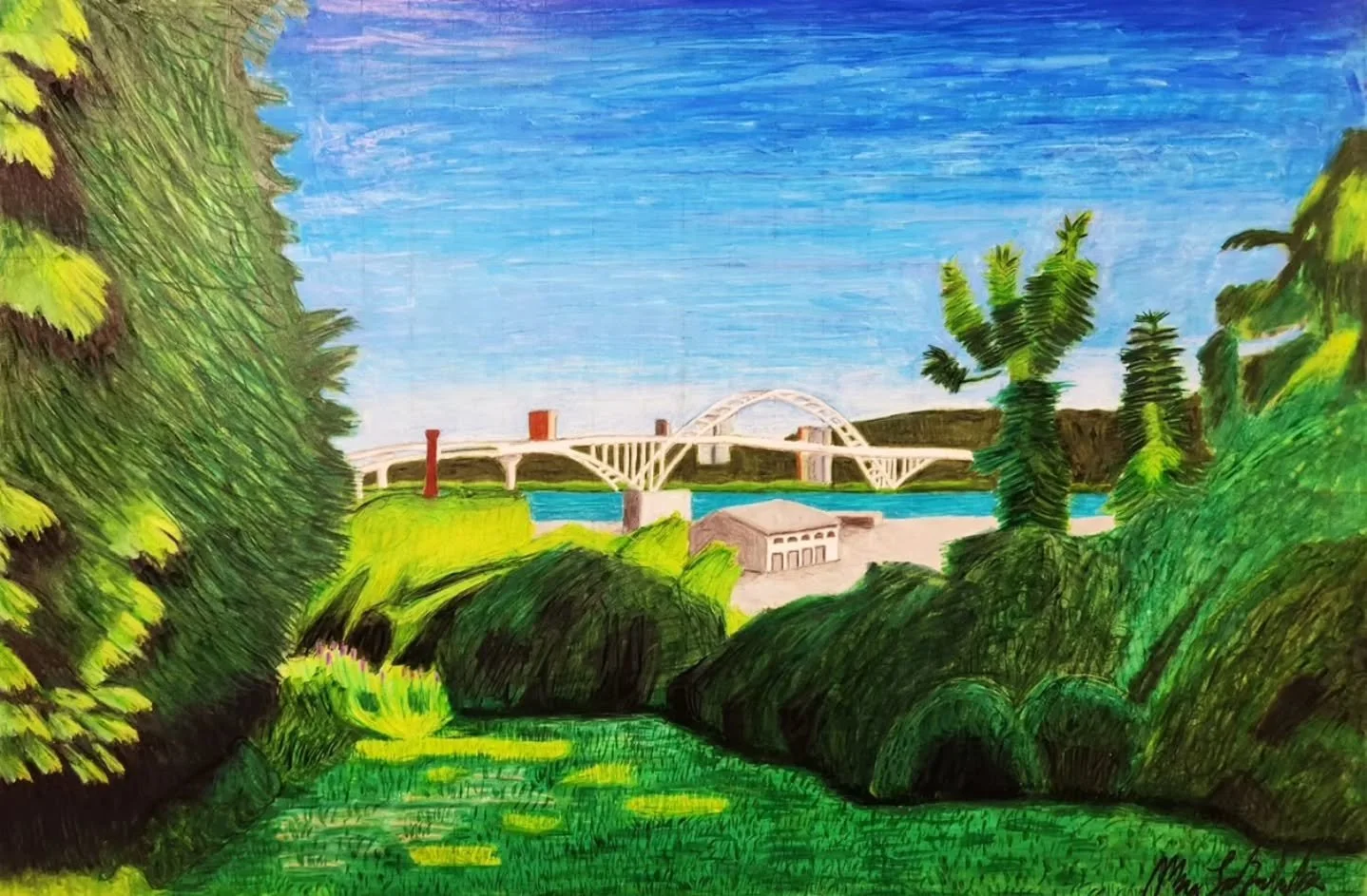 &ldquo;Overlook Park&rdquo; by Max LaZebnik

Dreaming of more spring days like this piece 🌤❤️🌱
