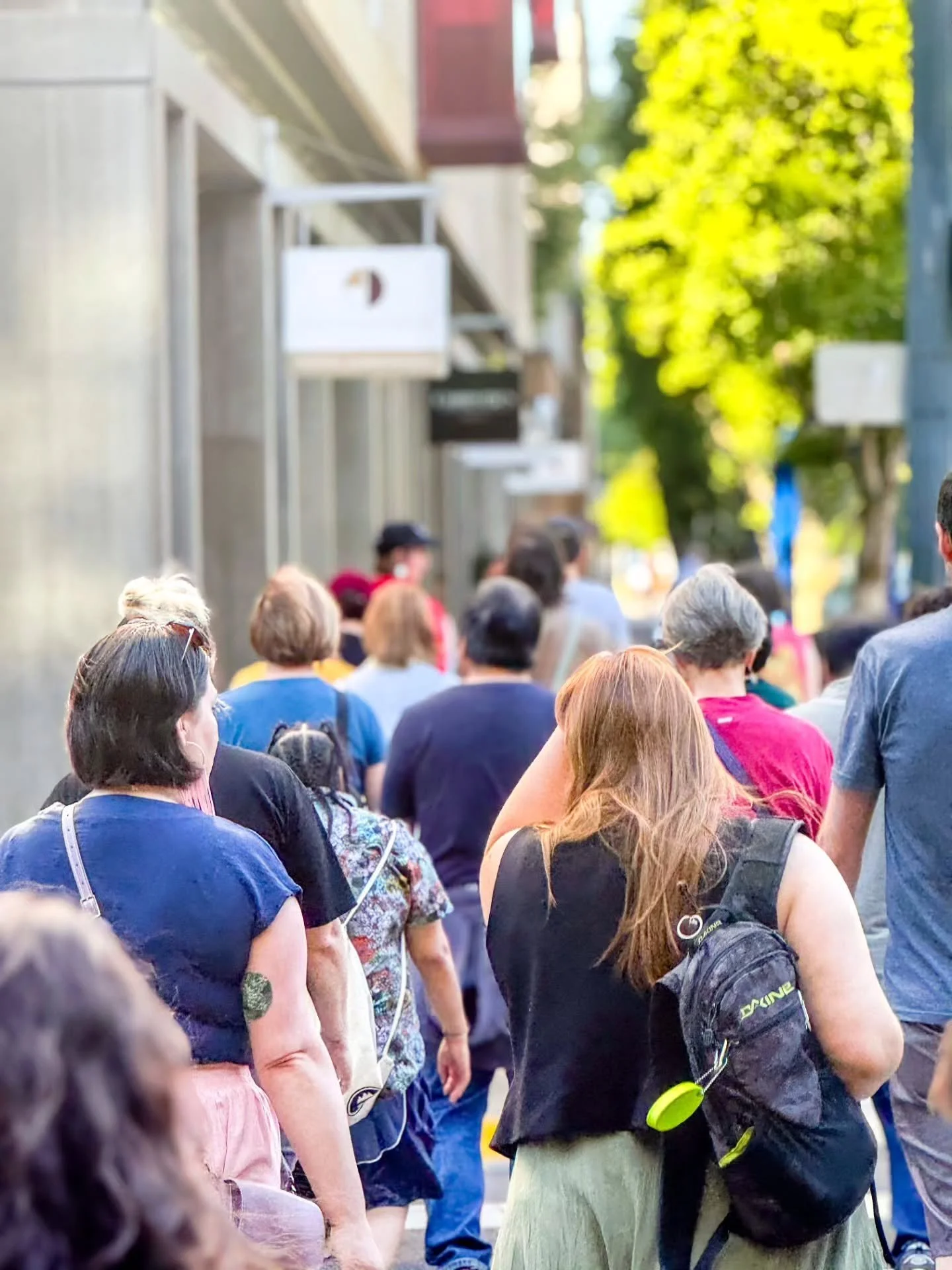 We had such a fun group walk for First Thursday Art Walk!! Thanks to everyone who joined and walked with us to visit three exhibits featuring work by North Pole Artists. The Pearl District really comes to life on First Thursdays, and it was a blast t