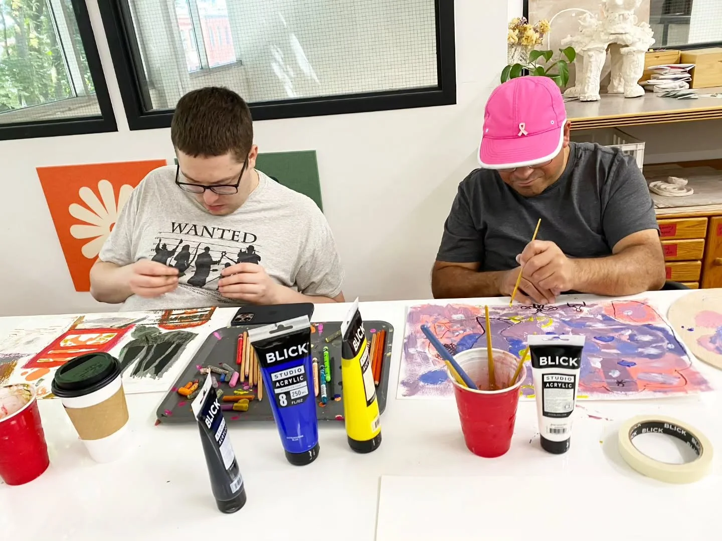 We&rsquo;ve spent the last 8 weeks painting with instructor Mir&oacute; Merril @meeerow It&rsquo;s been a joyful balance of learning the fundamentals while also experimenting, discovering, and playing with paint.