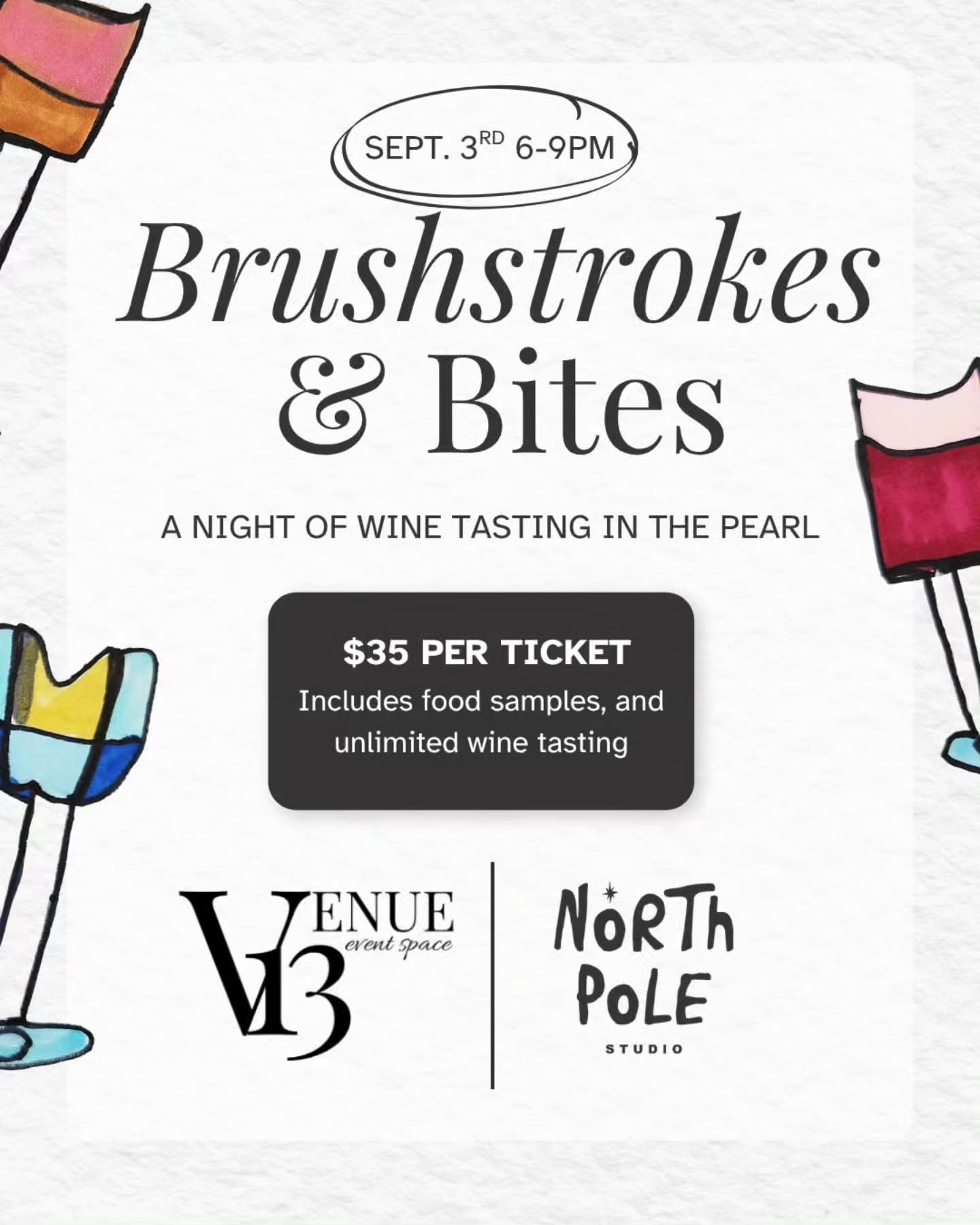 Looking for a fun way to celebrate First Thursday? Join us on Thursday, September 3, for Brushstrokes &amp; Bites, a special community fundraiser hosted by Urban Restaurant Group at Venue 13. 

Your $35 ticket includes themed bites from five local re