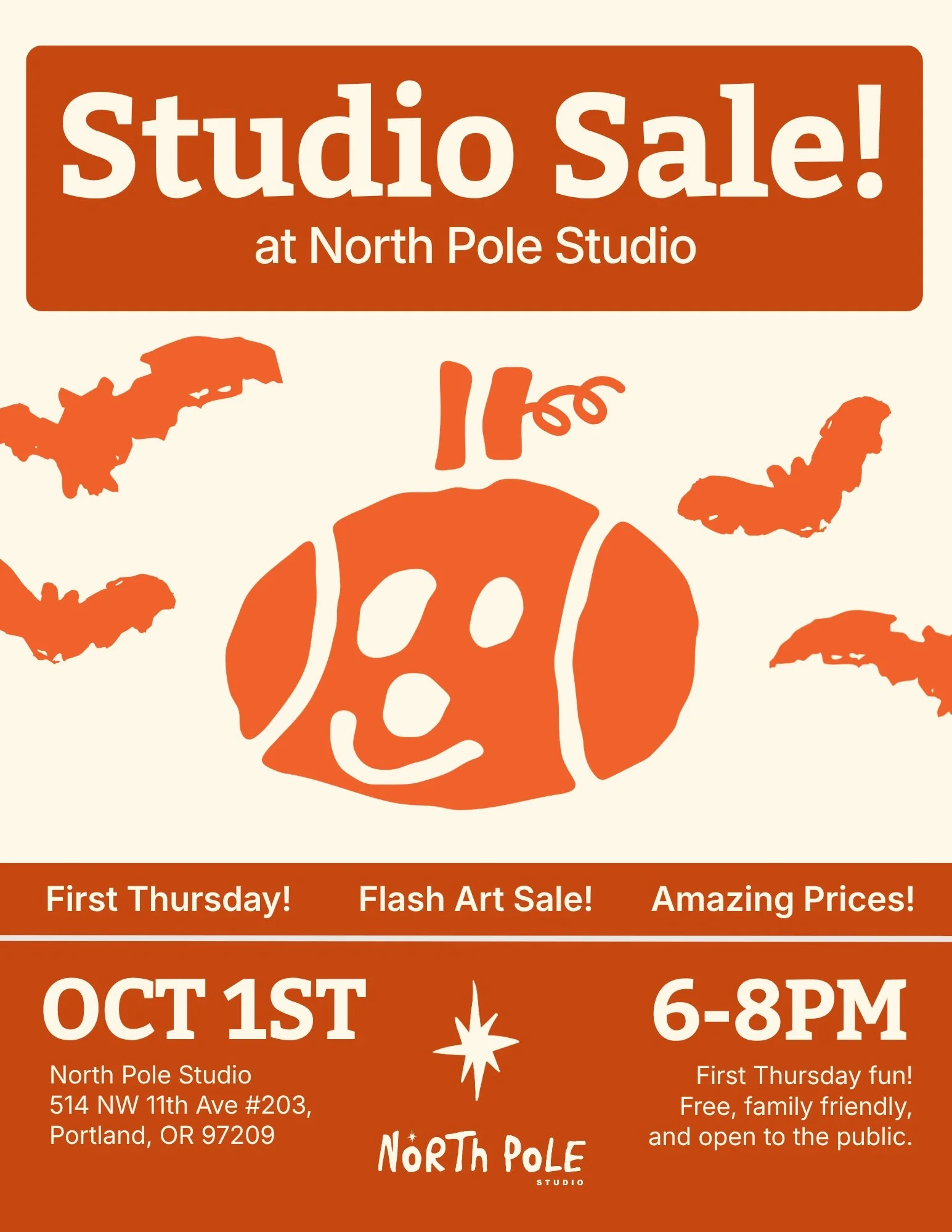 Come spend First Thursday with us! We&rsquo;re opening the studio for a special sale featuring discounted original artwork and NPS merchandise, with plenty to discover and take home. Wander the studio, meet NPS artists, enjoy seasonal treats and a ha