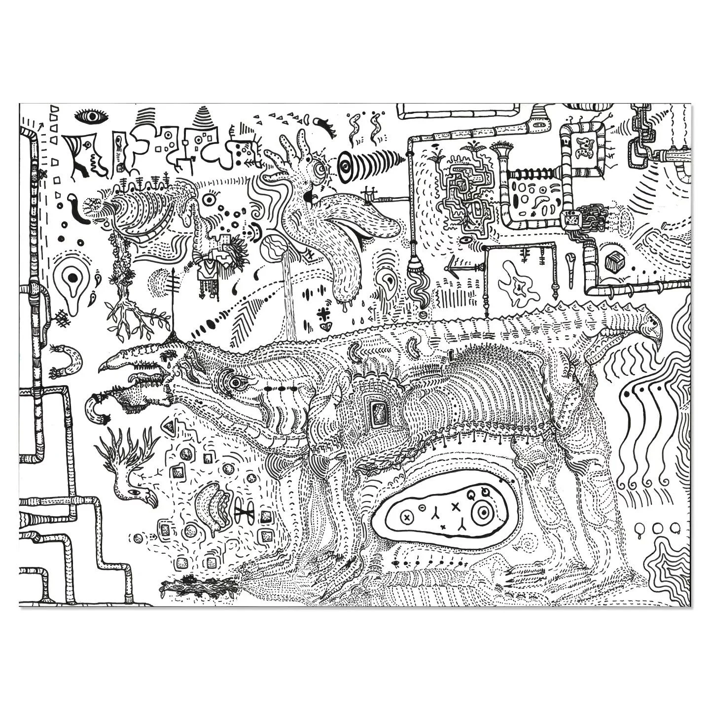 Artist Spotlight!

Micah McLeod Harrison creates worlds connected by a language of recurring images and symbols. They describes the ideas that run through their work in their own words:

&ldquo;My body of work constitutes an internally-consistent yet