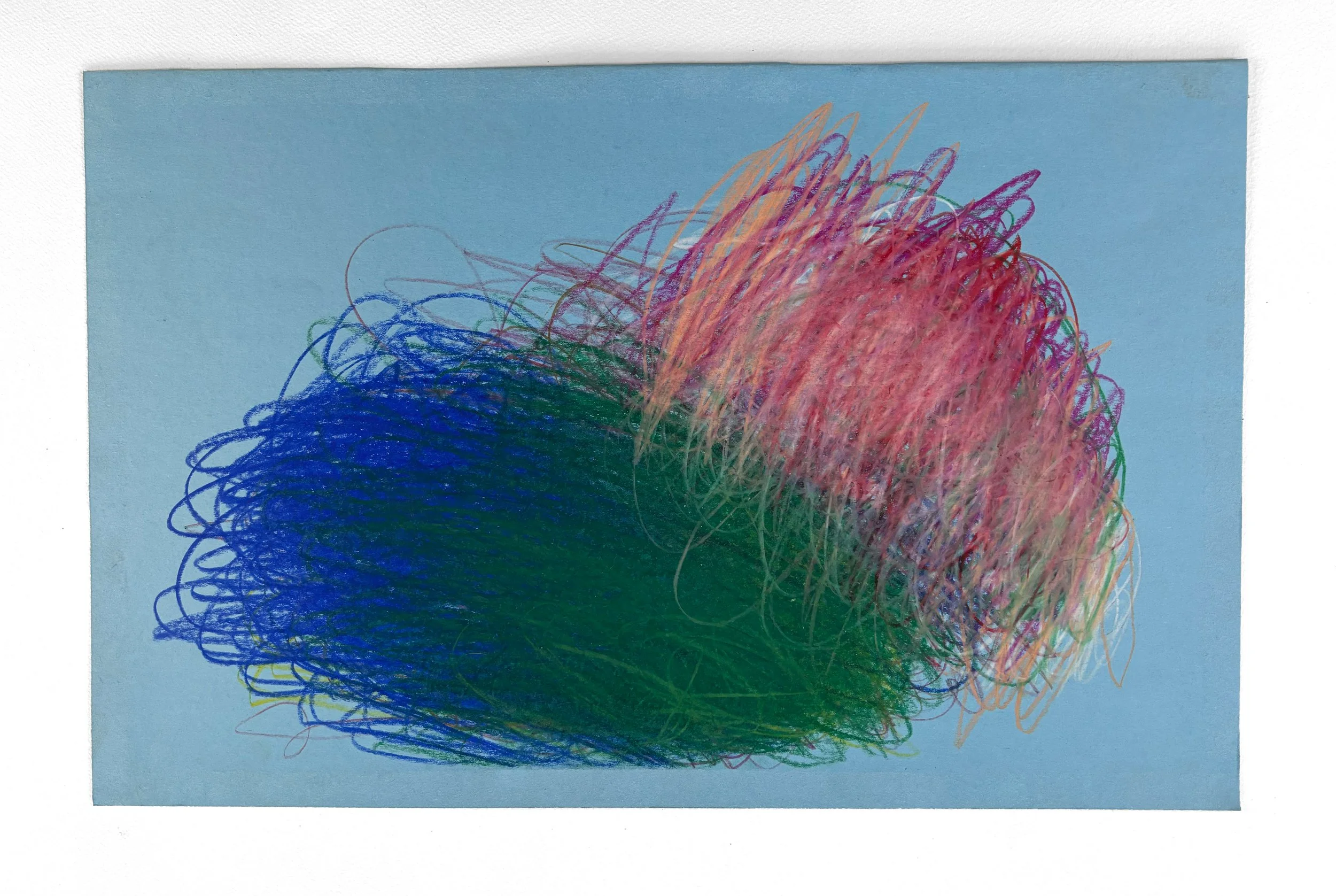 Untitled (Trio on Blue)