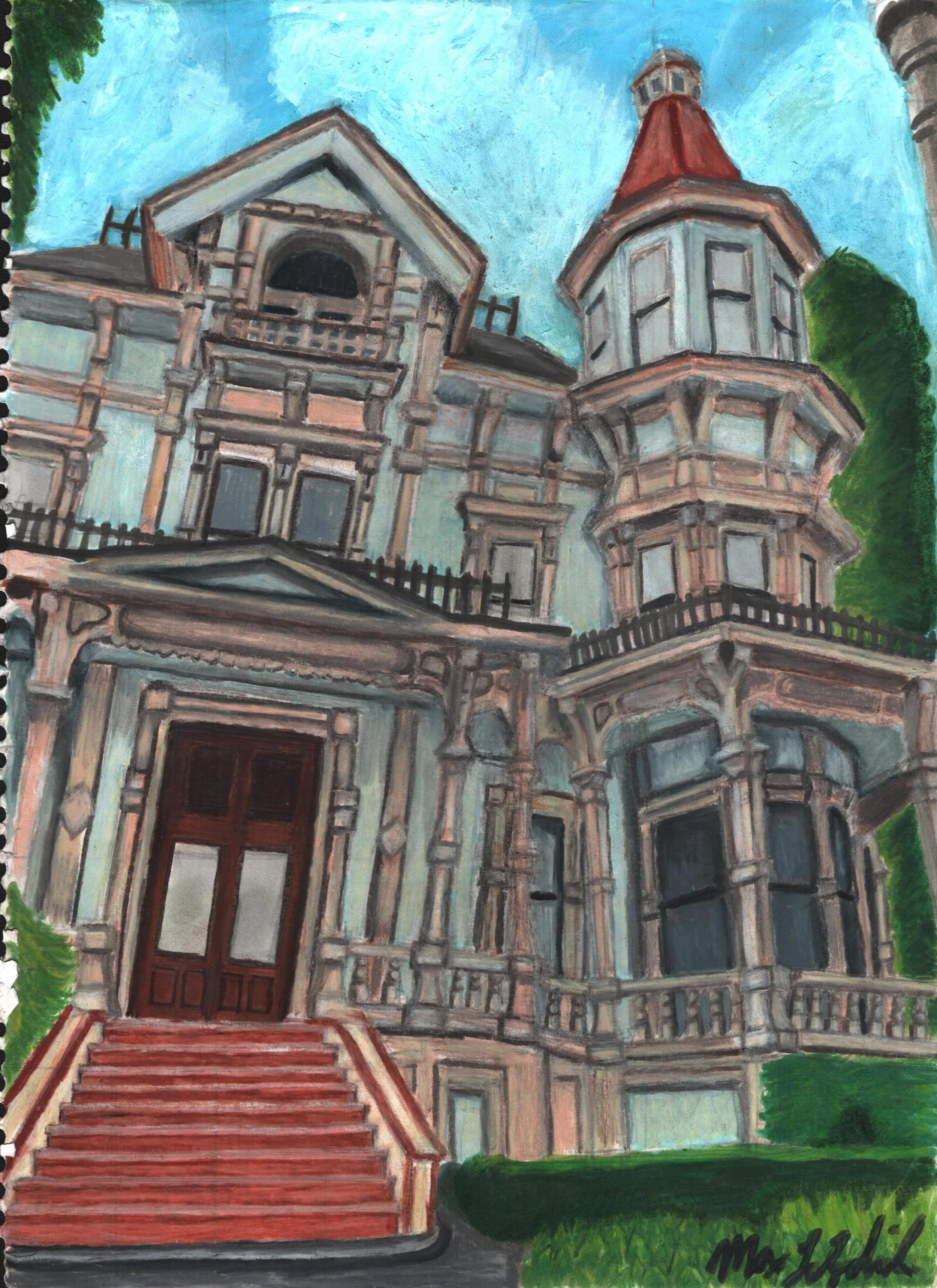 M.LaZebnik_The Flavel House_9x12.jpg