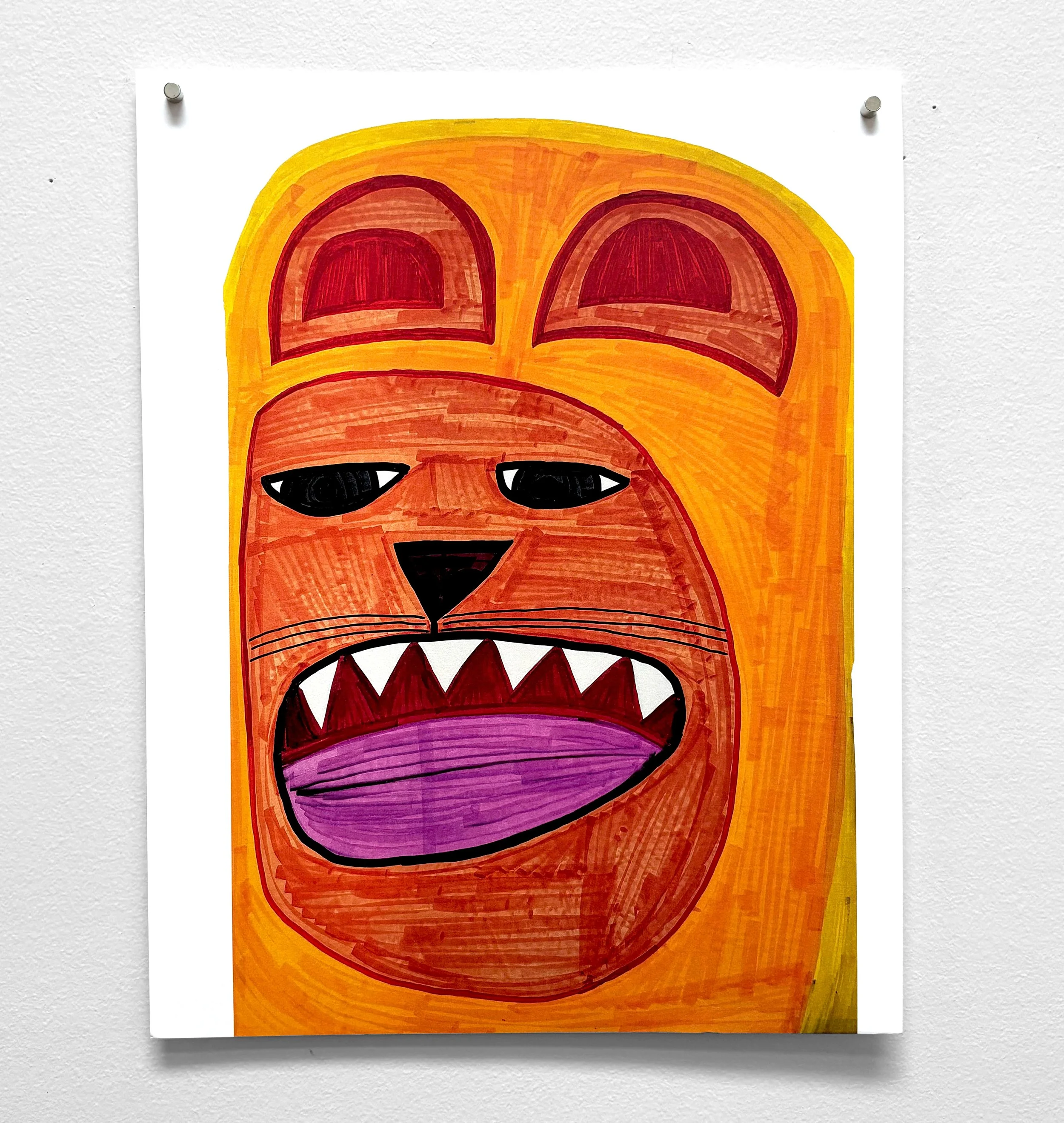 Lion Print 2, by James Enos
