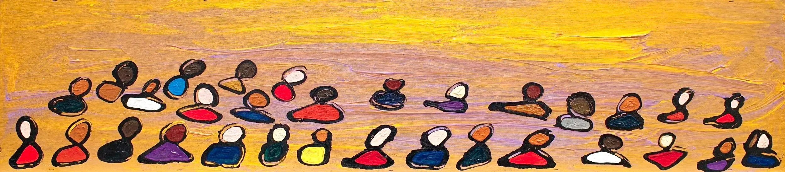 Everyday People Somewhere by Adolph Bastendorff