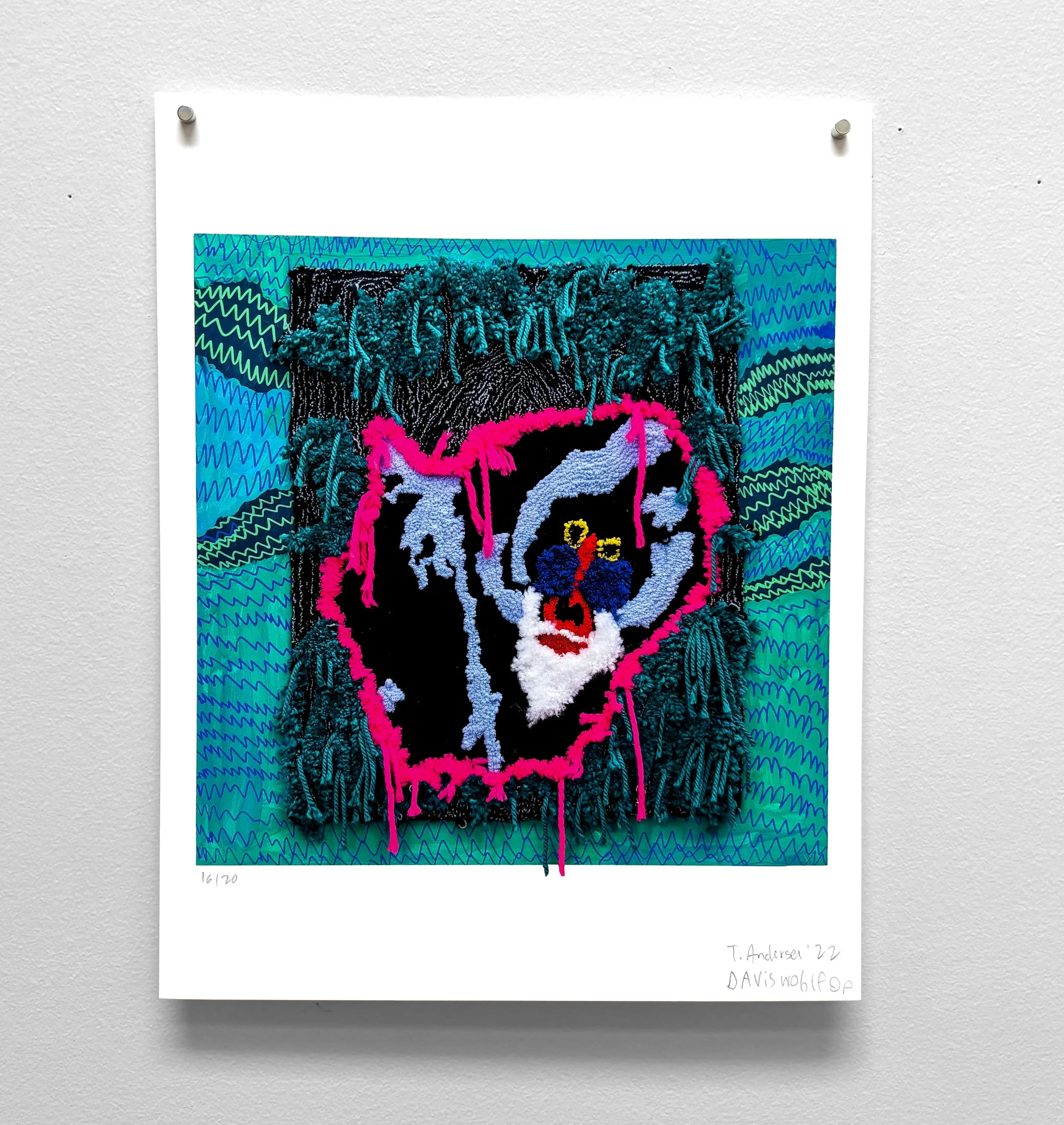 Mandrill Print, by Davis Wohlford