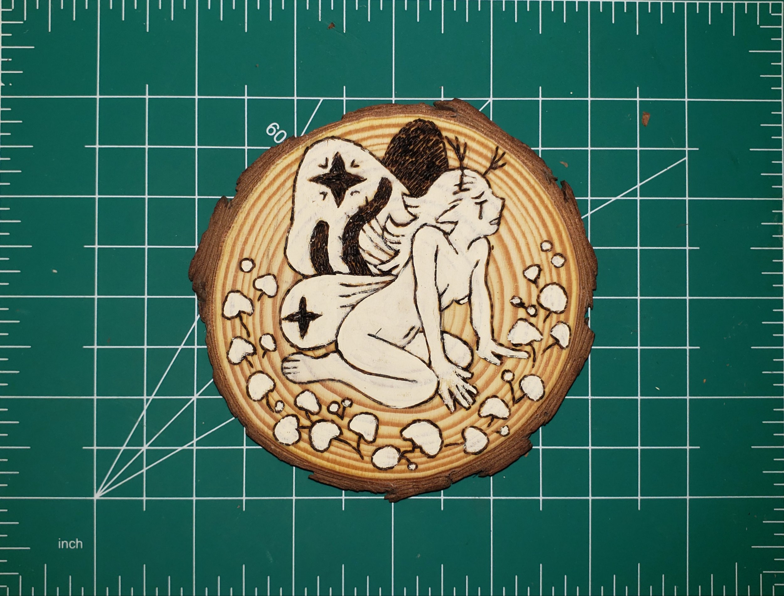 Crying Fairy (Pyrography).jpg