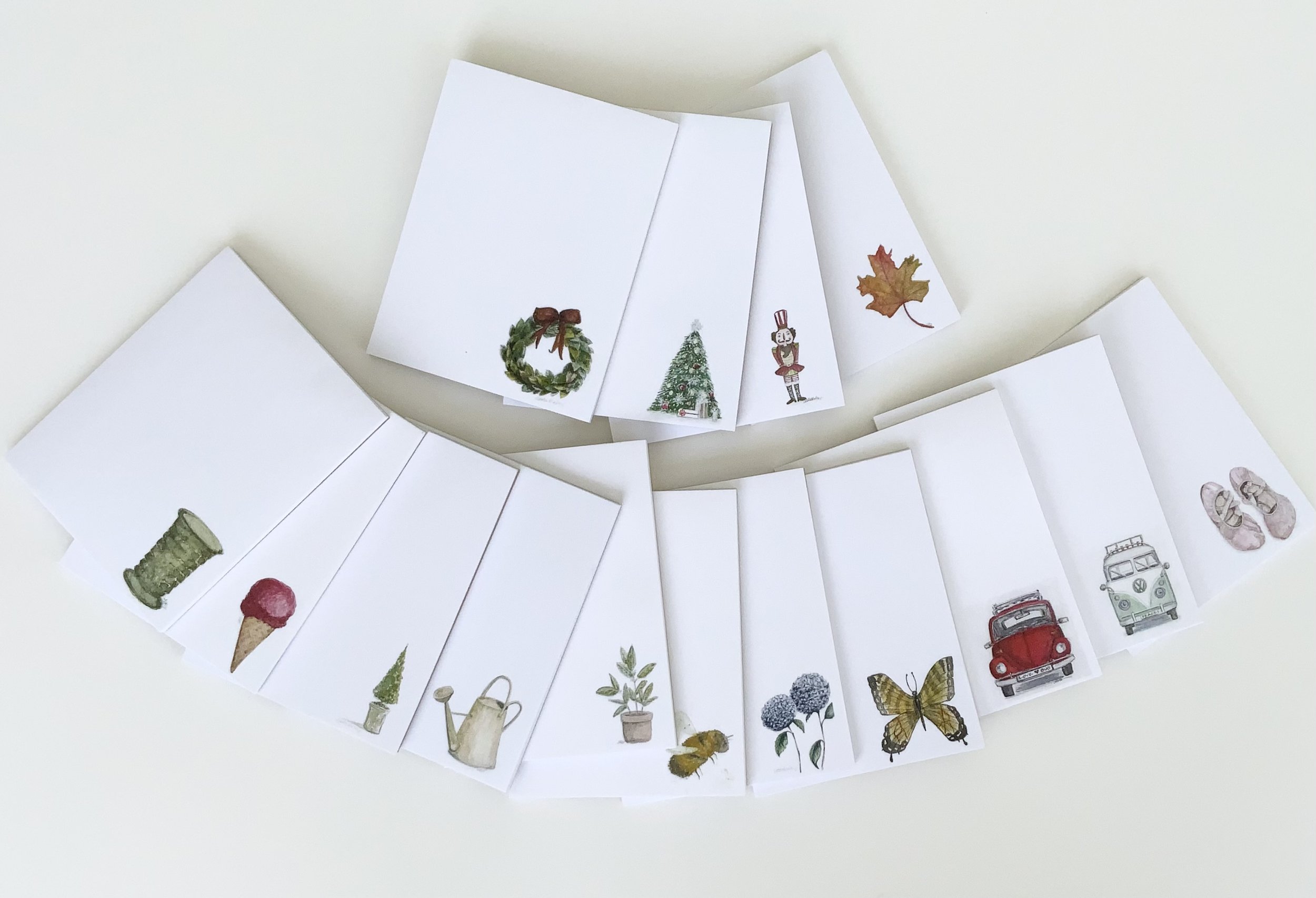 Notepad by Natalie Bradley, to do list pad with art