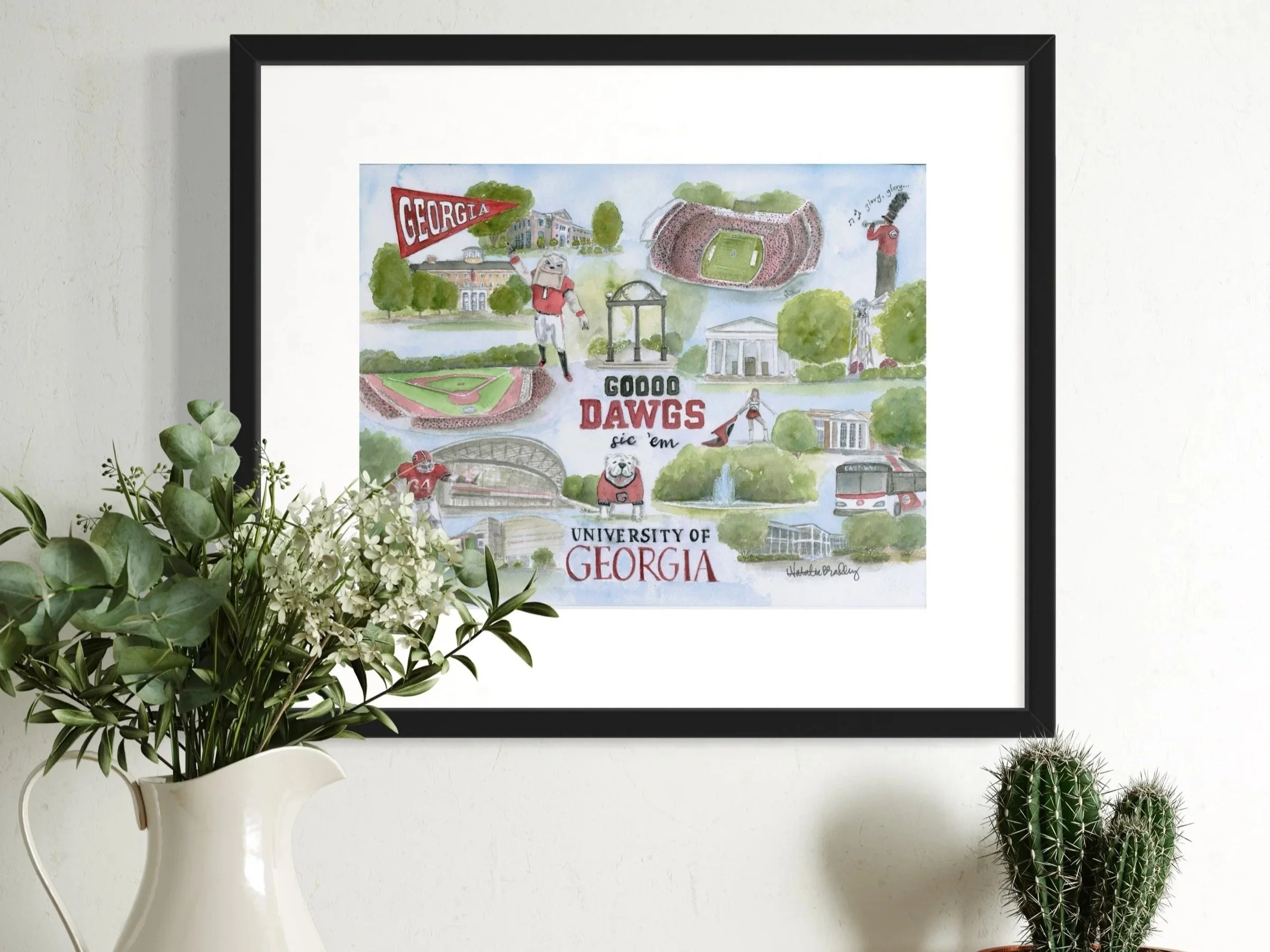 University of Georgia Campus Watercolor by Natalie Bradley.jpg