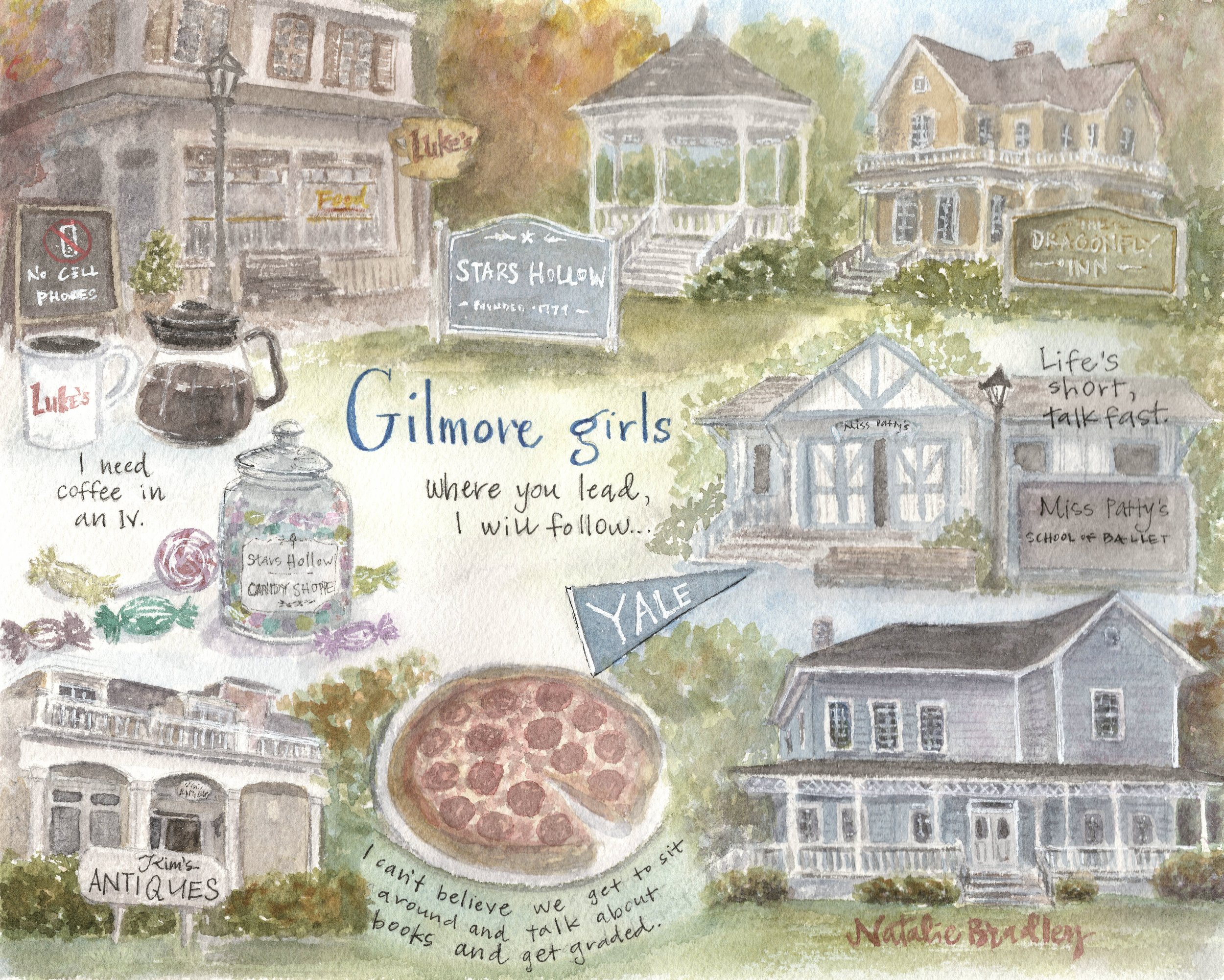 Gilmore Girls by Natalie Bradley.jpg