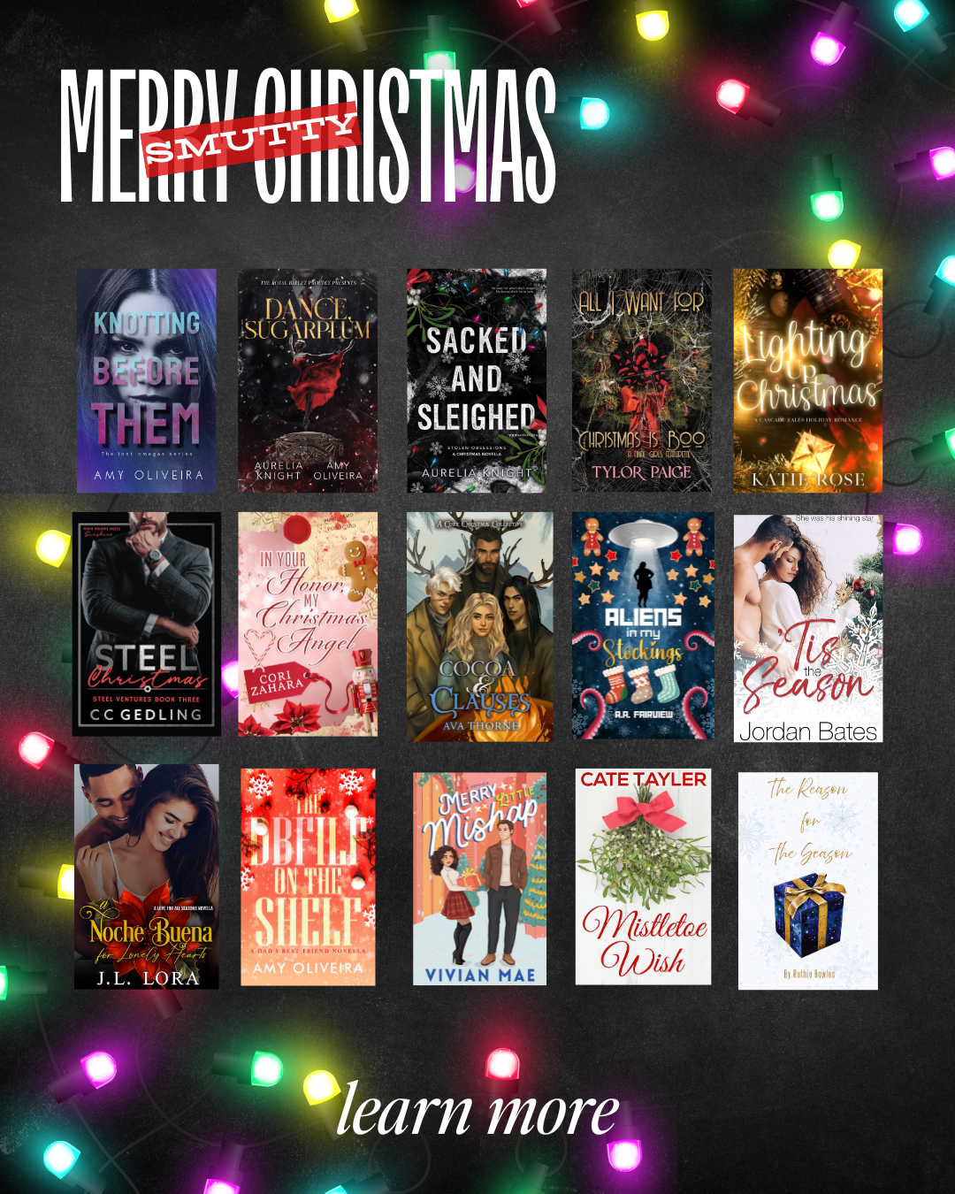 Merry Smutty Christmas Spicy Holiday Romance novella book recommendations for the holiday season