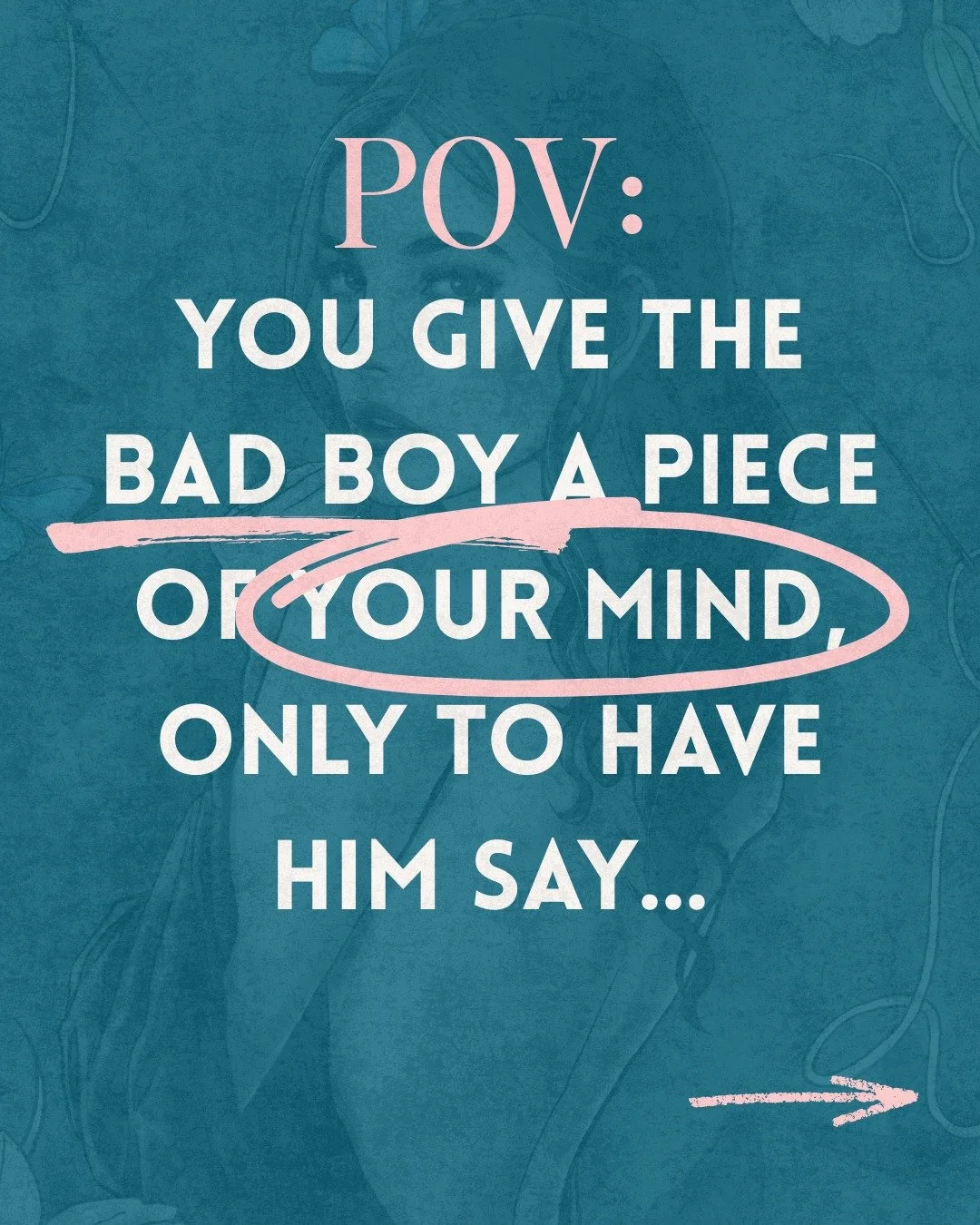 POV: You give the bad boy a piece of your mind, only to have him say...
“Put your shirt on,” I said. “You’ve kept enough people waiting, and now you’re wasting my time.” 
“I bought your time. I’ll use