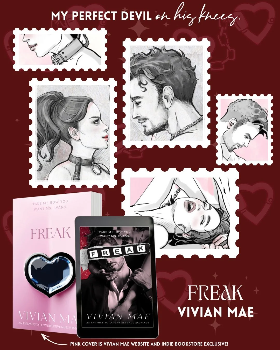 🥶I'm interrupting this cold ass chilly day to turn up the HEAT with Summer and Rafael from FREAK!

You'll love FREAK if you enjoy these tropes:

🔥Enemies to lovers
❤️He fell first
✨High school reunion
🔥She bids on him $$$
❤️Billionaire tech FMC
🧎