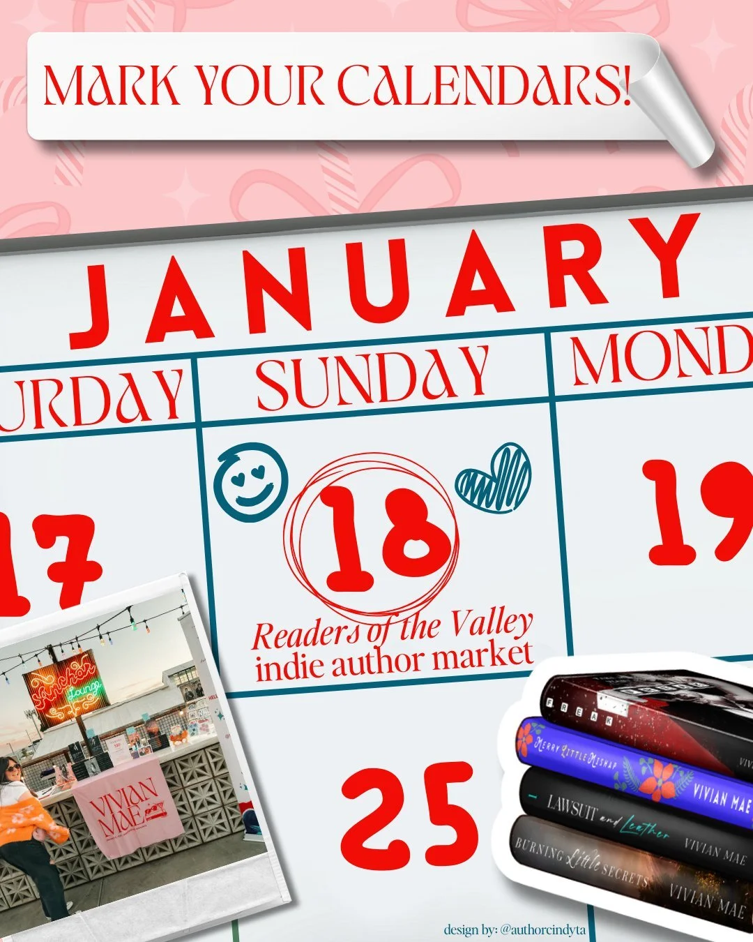 ✨Mark your calendars bookish babes of Arizona, because this spicy indie romance author is headed to @readersofthevalley next on January 18th! Swipe through for info on the event!✨

OH and the best part of this event, IT IS FREE FOR YOU!!

I'll have s