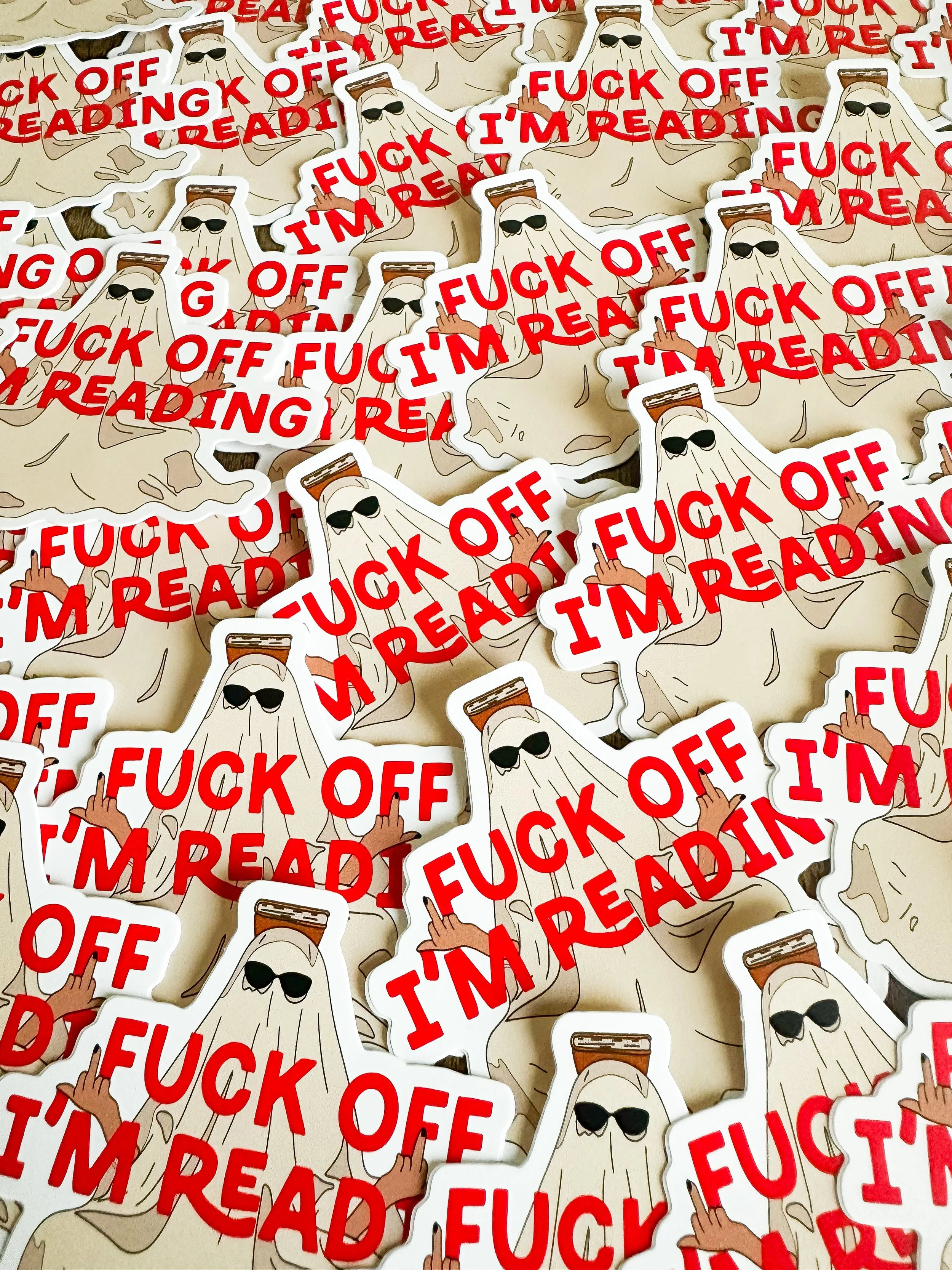 Fuck off im reading bookish ghost sticker-2.JPG