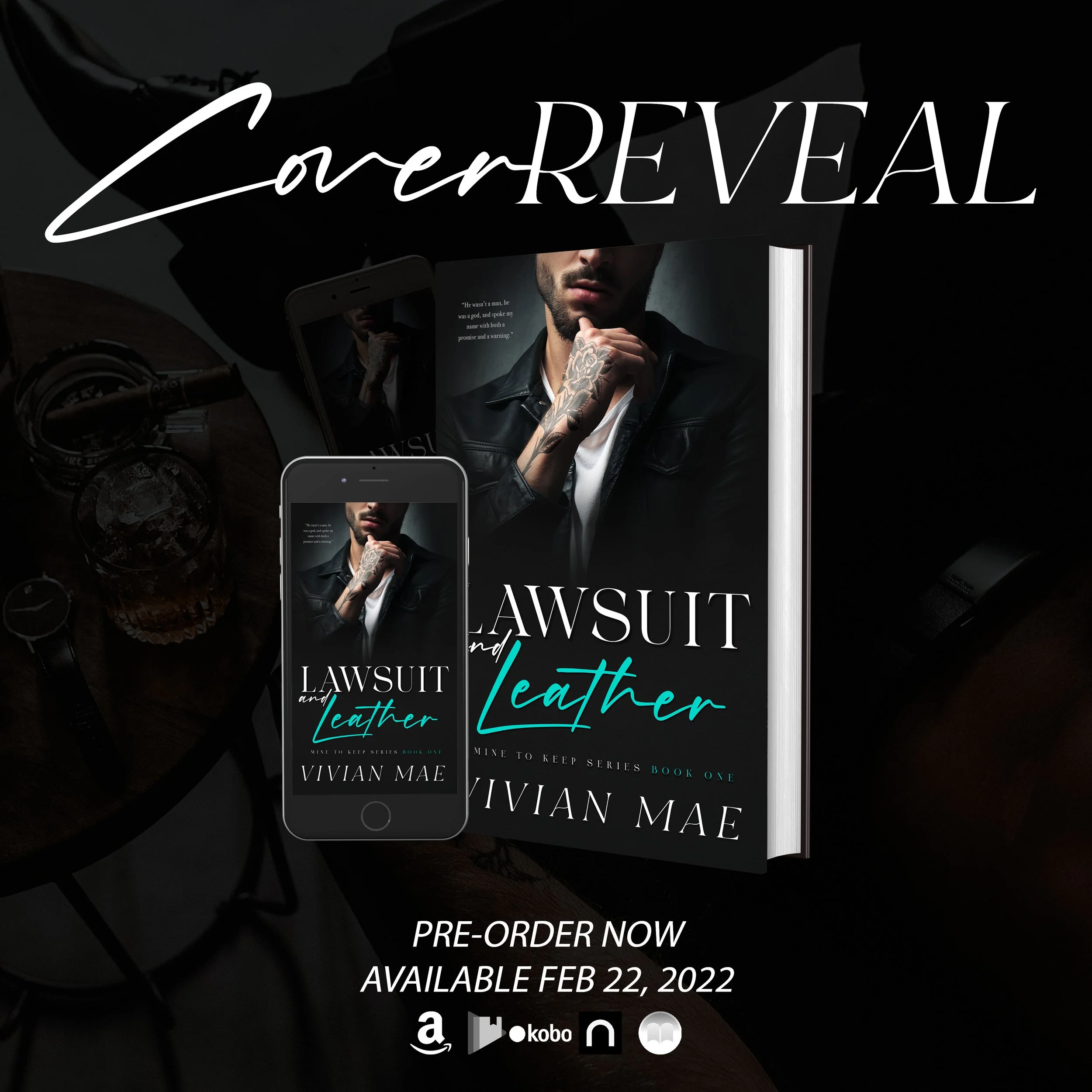 Revealing Book Cover of Lawsuit and Leather