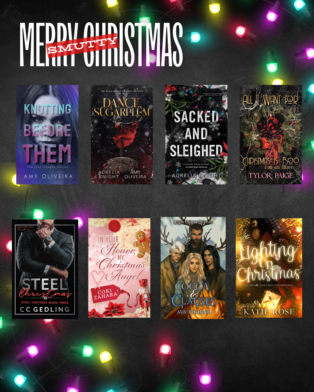 Merry Smutty Christmas Spicy Holiday Romance novella book recommendations for the holiday season