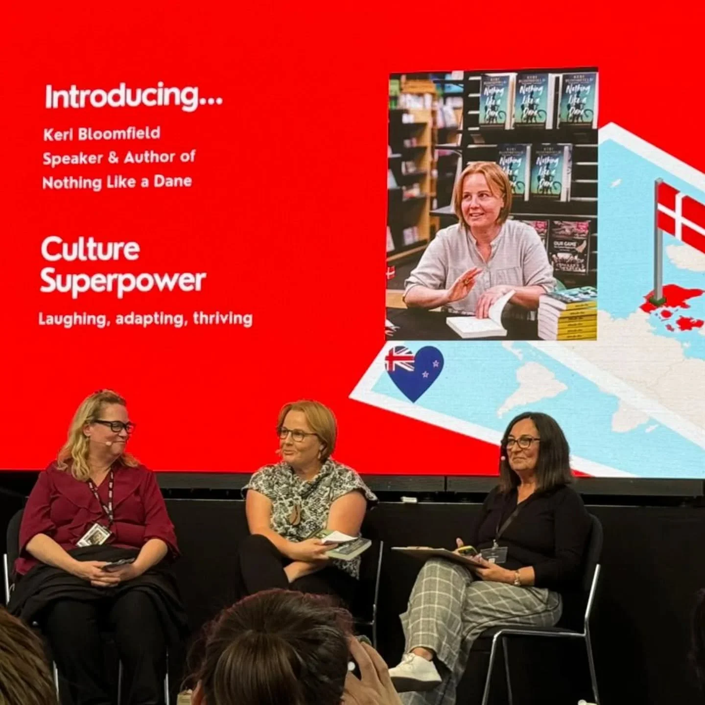 I'll never get tired of this. 
Sharing my story which is the story of so many other internationals in Denmark.
And today sharing it with two wonderful women who I've met along the way as I found/finding my place in Denmark 🇩🇰 at International Cit