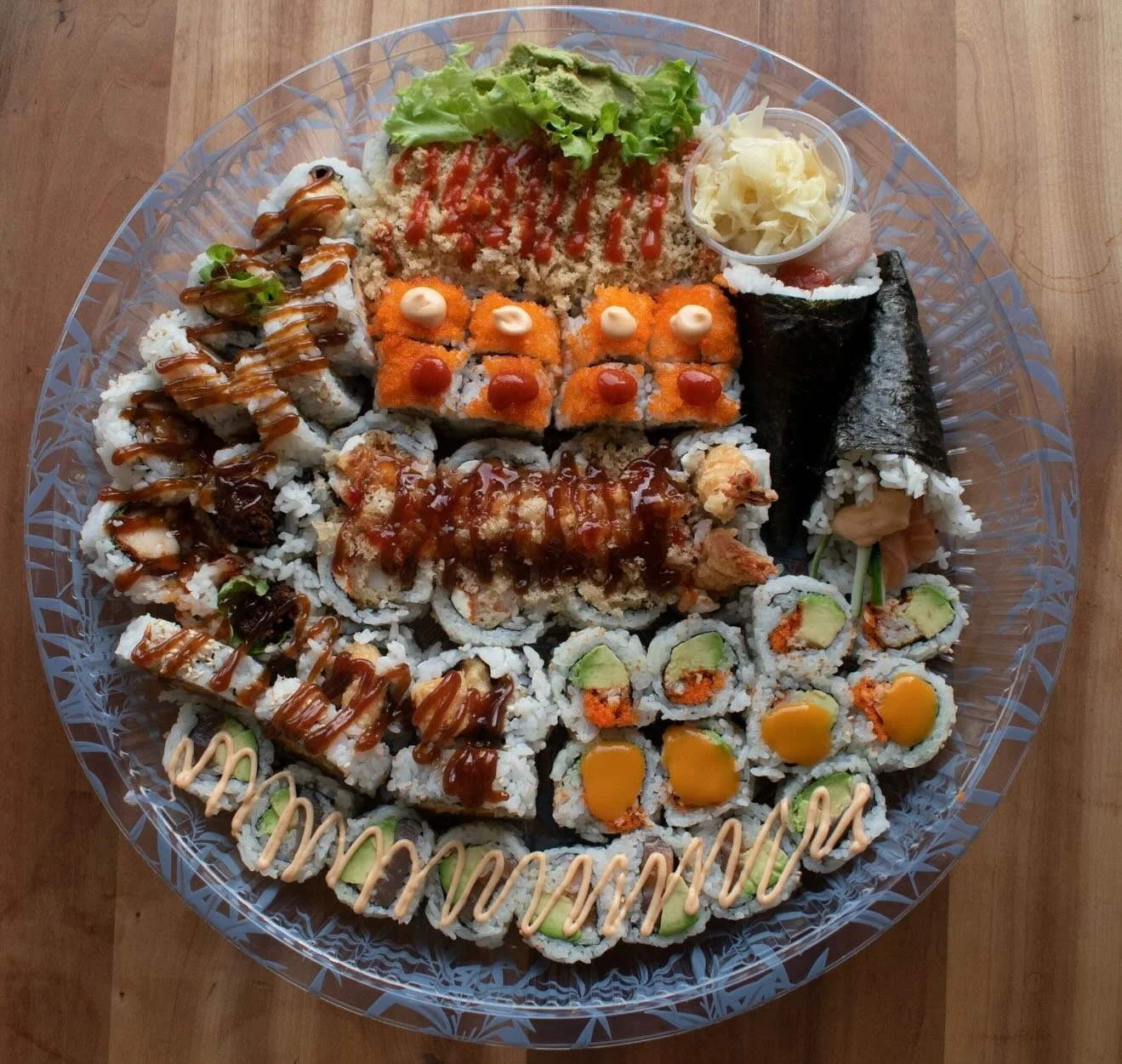 Our February Platter is now available! This month enjoy our new Super Creamy Dynamite Roll, alongside the return of classic Tuna &amp; Salmon Handrolls. Paired with an assortment of classics including the Sweet Chili Chicken Katsu, Tempura Yam and Ca