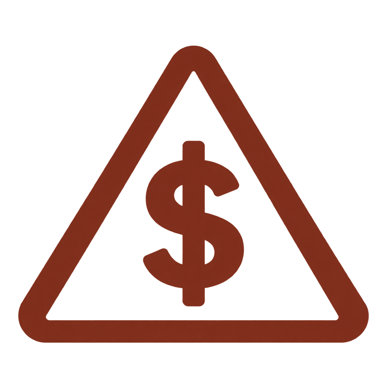 Dollar-sign warning icon representing costly glass reorders, damage and installation mistakes.