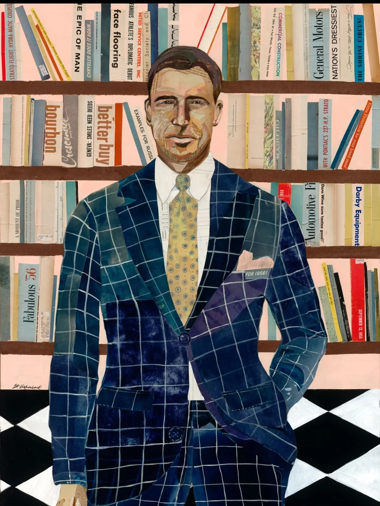 Finally posting because I don&rsquo;t want to forget about this one! &lsquo;Hollywood Suit&rsquo; was featured in the latest show at @scoutdesignstudio

 Reminds me of Mad Men and I&rsquo;m obsessed (Sold) 👔🥃