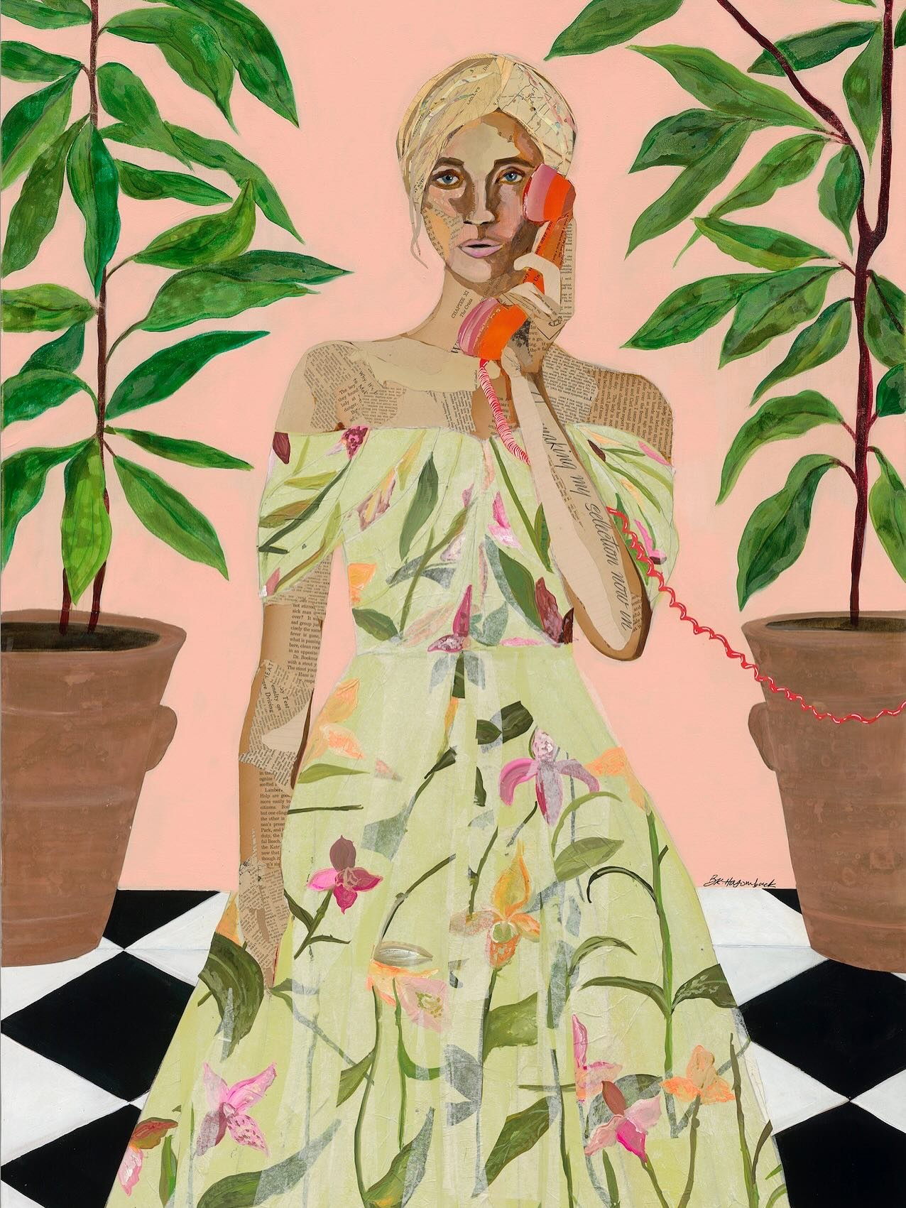 &lsquo;Hollywood Social&rsquo; 60x36 | Join me this Thursday to see my new work on display at Scout Design Studio in the Dallas Design District!!! It has always been a dream of mine to showcase my work in this fun and inspiring space @scoutdesignstud