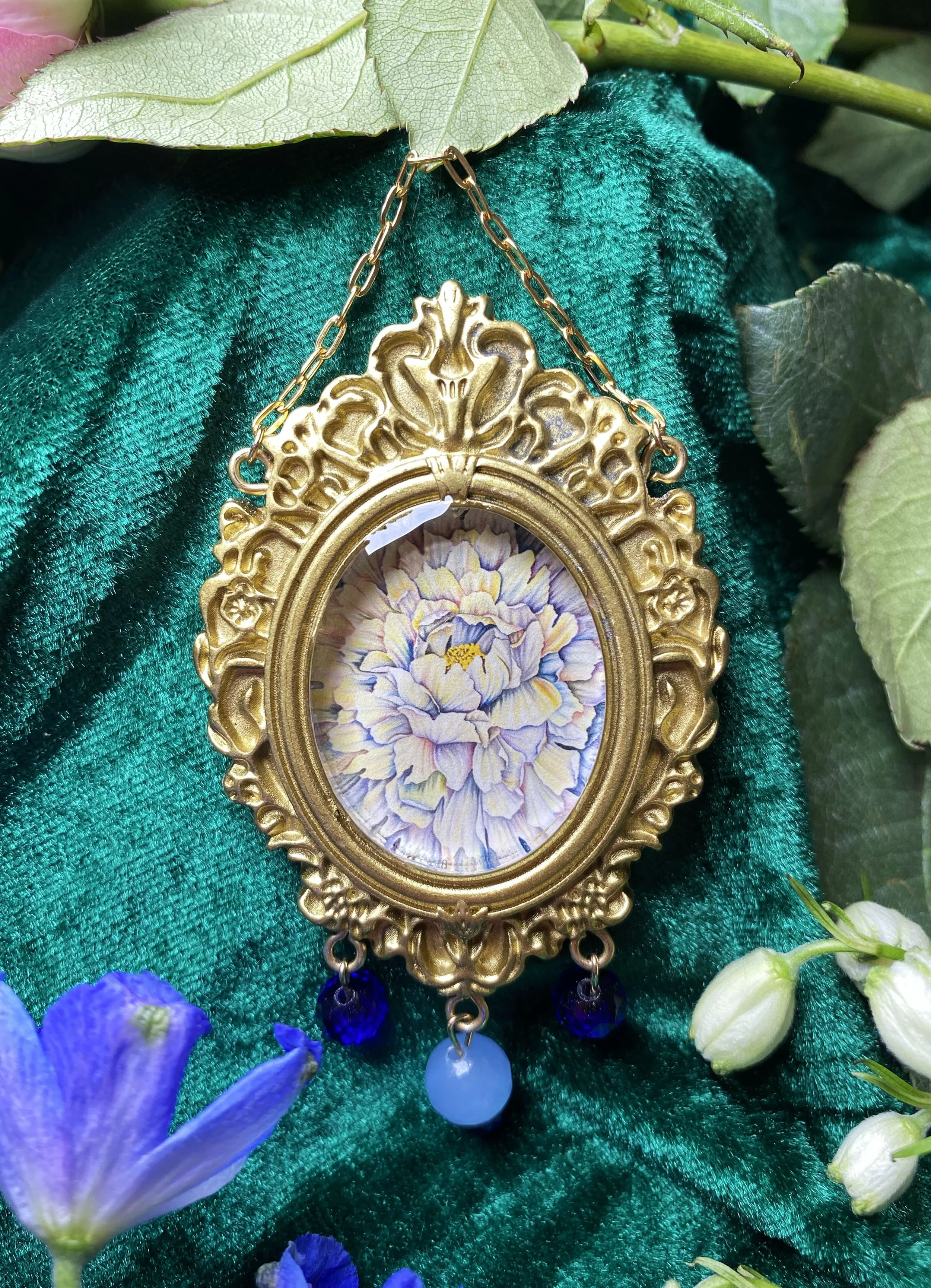 Prism Peony Wall Jewel