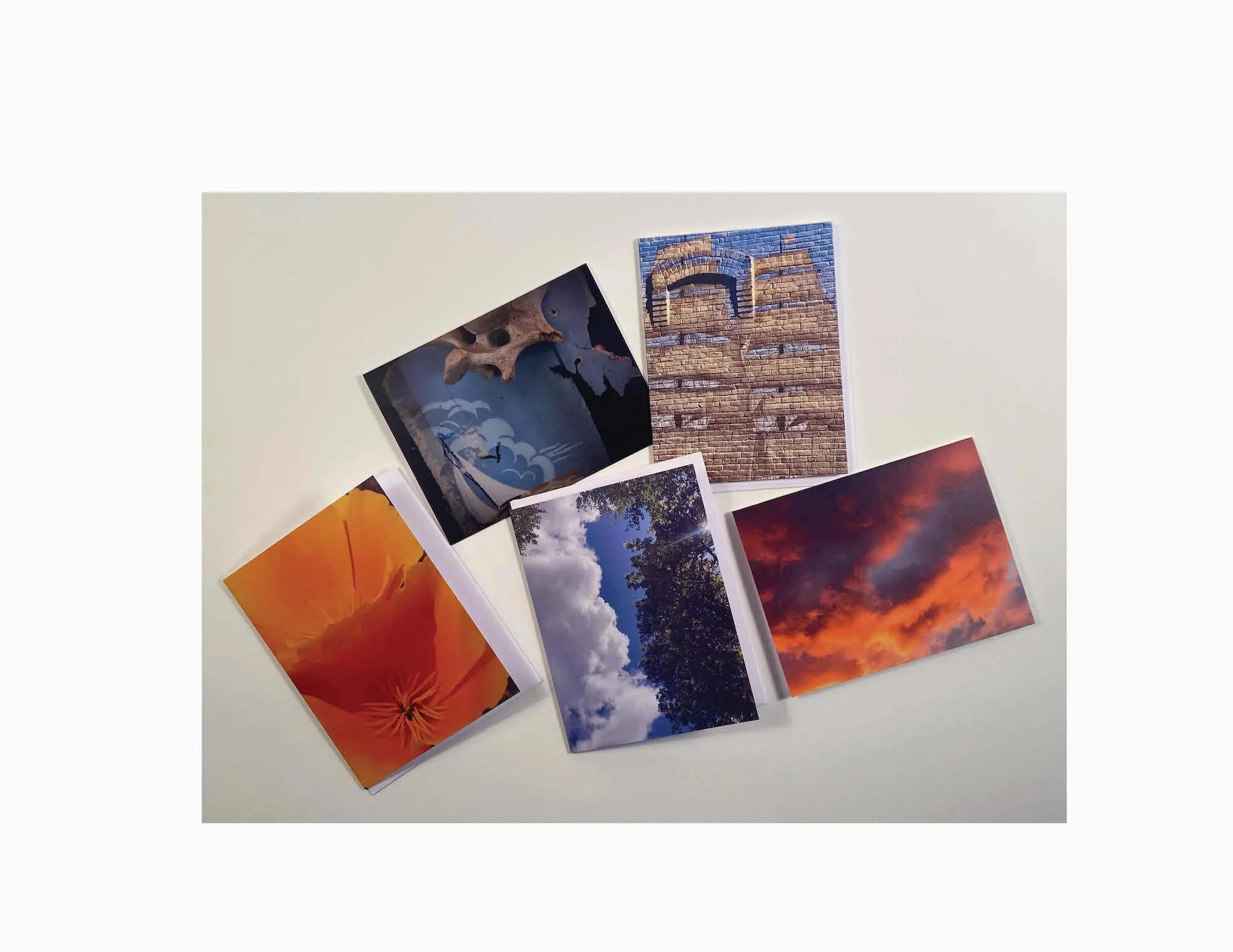 Ca. Poppies
Wallpaper
PT Ship
Cloud + Tree
Sunset 
GREETING CARDS