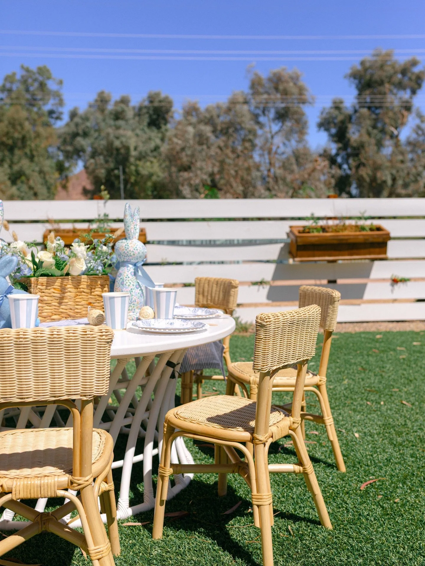 The sweetest setup for all the little bunnies 🐰

Rentals Featured:
Stella Kids Chairs - Natural
Evelyn Kids Tables - White
Ball Pit and Single Straight Slide

#kidsparty #kidspartyideas #pinterestinspo #parties