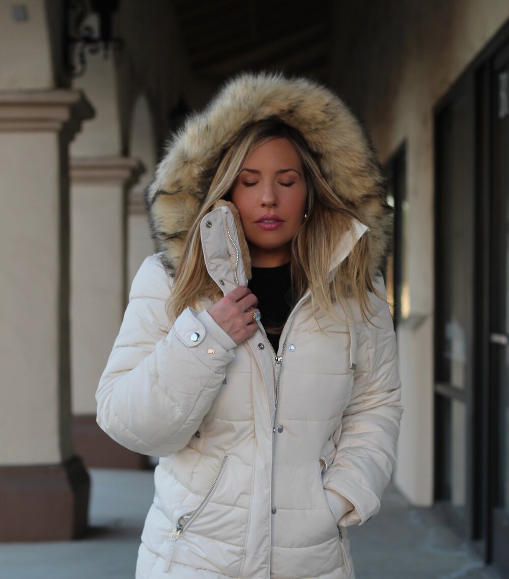 Snuggle Up in a Zara Winter Puffer — The Chic