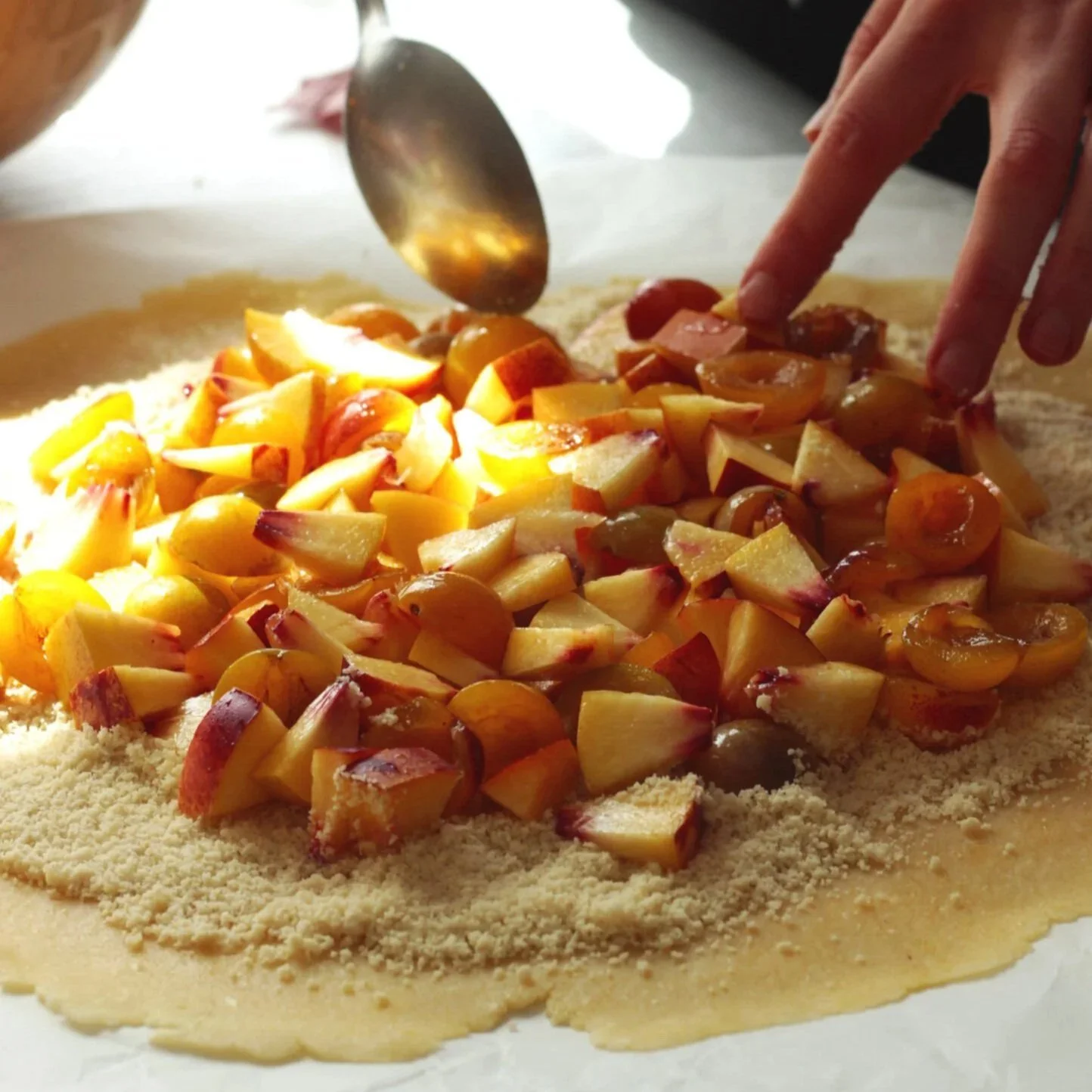 Tarte rustique pour buffet d'anniversaire