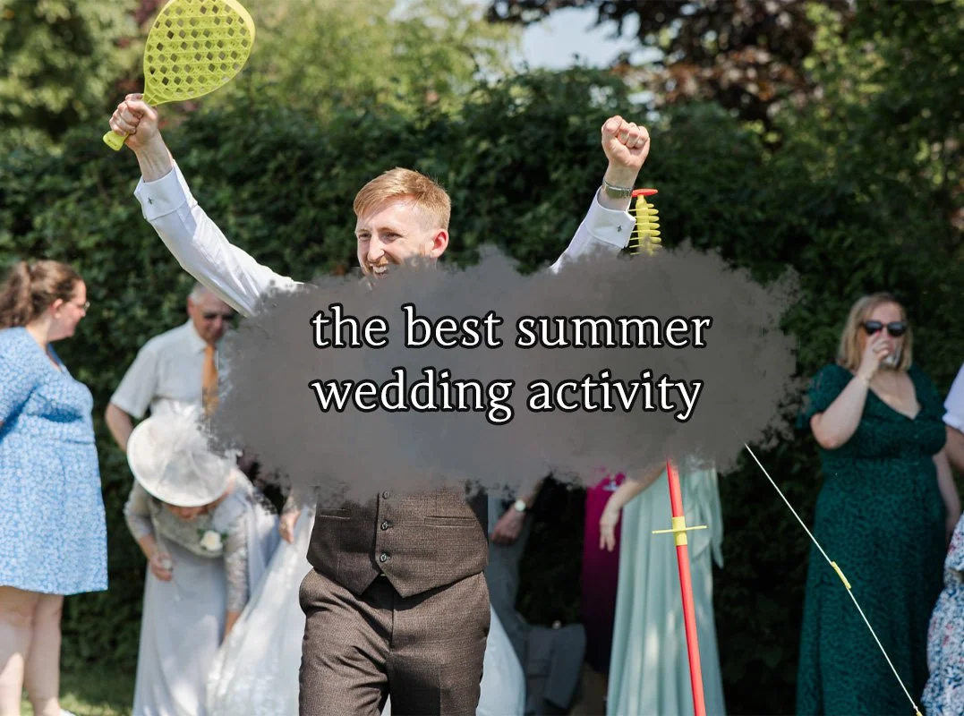 Fifteen years ago, swingball at a wedding was completely unheard of. Even now, for some, it still feels a little unconventional.

But moments like this are exactly why I love relaxed, outdoor summer weddings. Activities like this give guests somethin