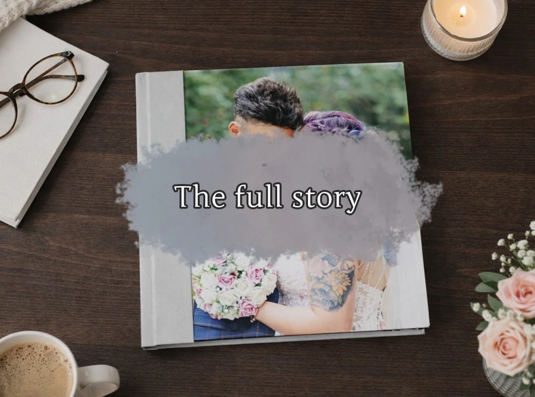 A lot of people don&rsquo;t think about their wedding album straight away.
And that&rsquo;s completely normal.

But a year or two down the line, when life has moved on a bit&hellip;
that&rsquo;s when it becomes something really special.

Something yo