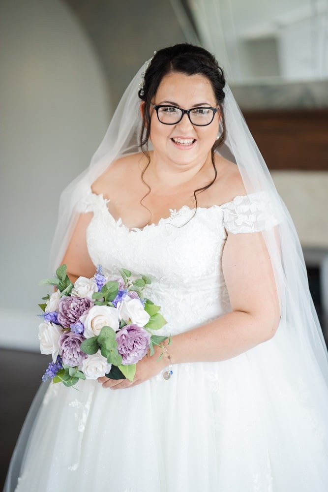 Beautiful portrait of the bride