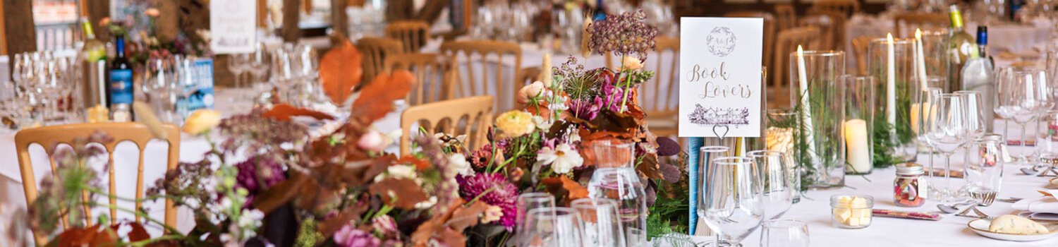 wedding reception table decor