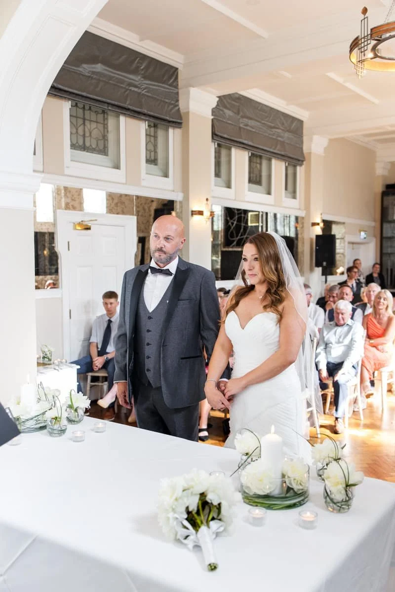 wedding ceremony at GreyFriars Colchester