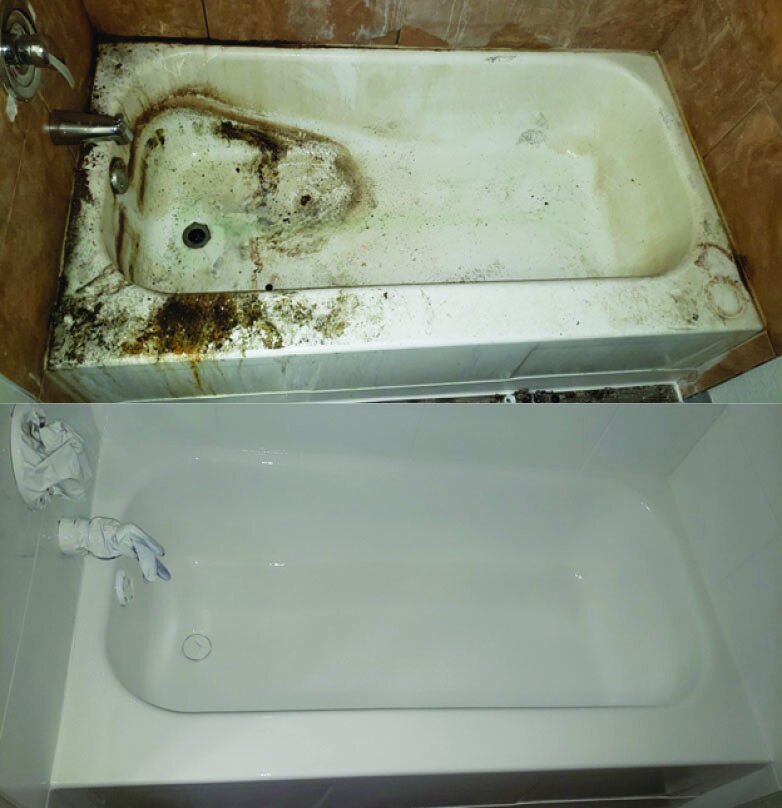   Dirty, stained or rusted tubs look like new within hours.  
