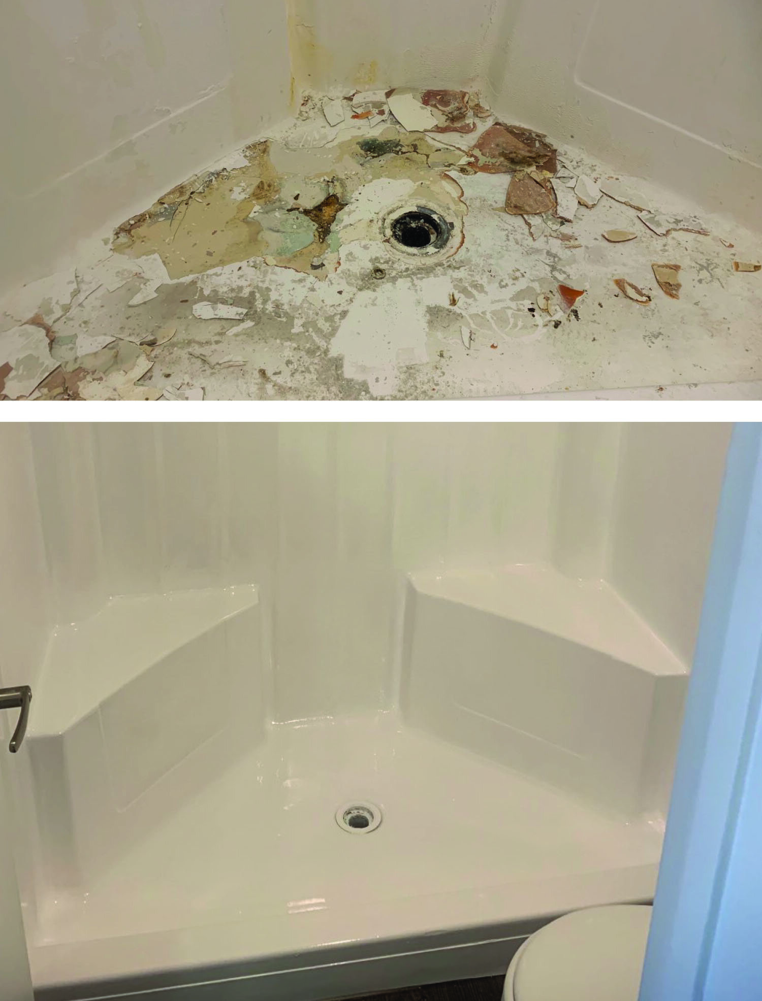   Even a tub or shower bottom that looks like it is damaged beyond repair AR can, in most cases, bring back to new and save you the headache of replacing.  