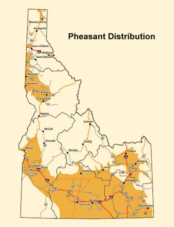 Idaho Rabbit Map Pheasant — Go Hunt Idaho