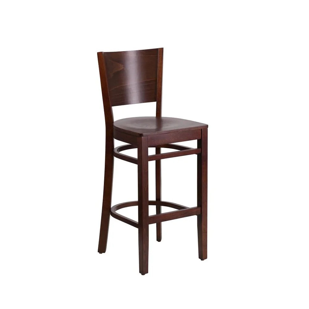 Logan Bar Stool - Walnut