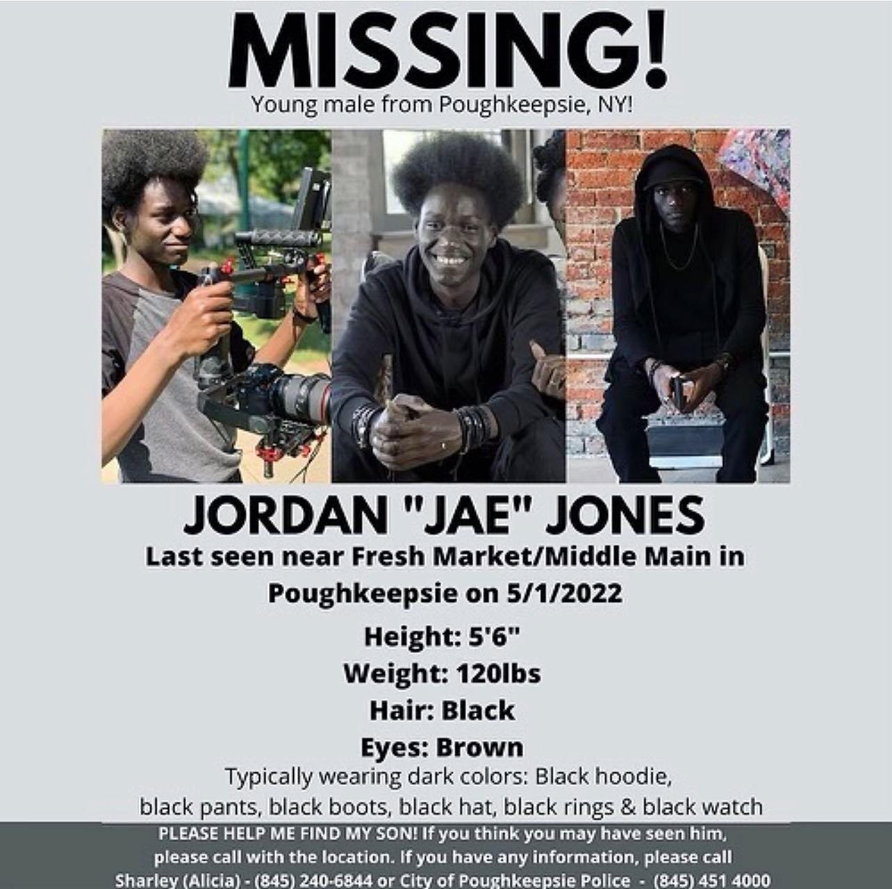 It has been 14 days. The urgency and attention given to finding Jordan needs to only be going up, not down. PLEASE SHARE #poughkeepsie #missing #BLM #JordanJones