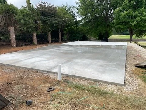 Concrete building slab in Davidson NC