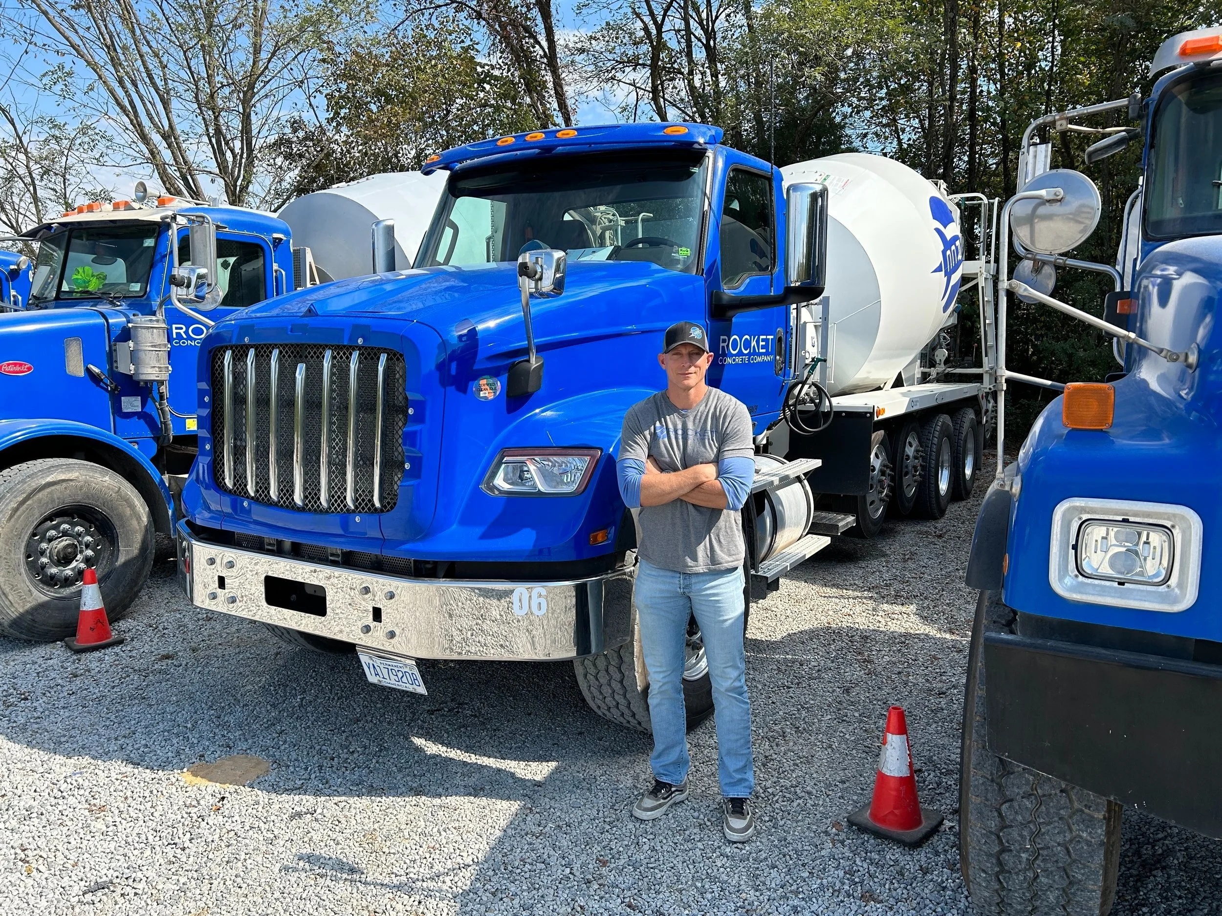 Concrete mixer truck in Mooresville NC