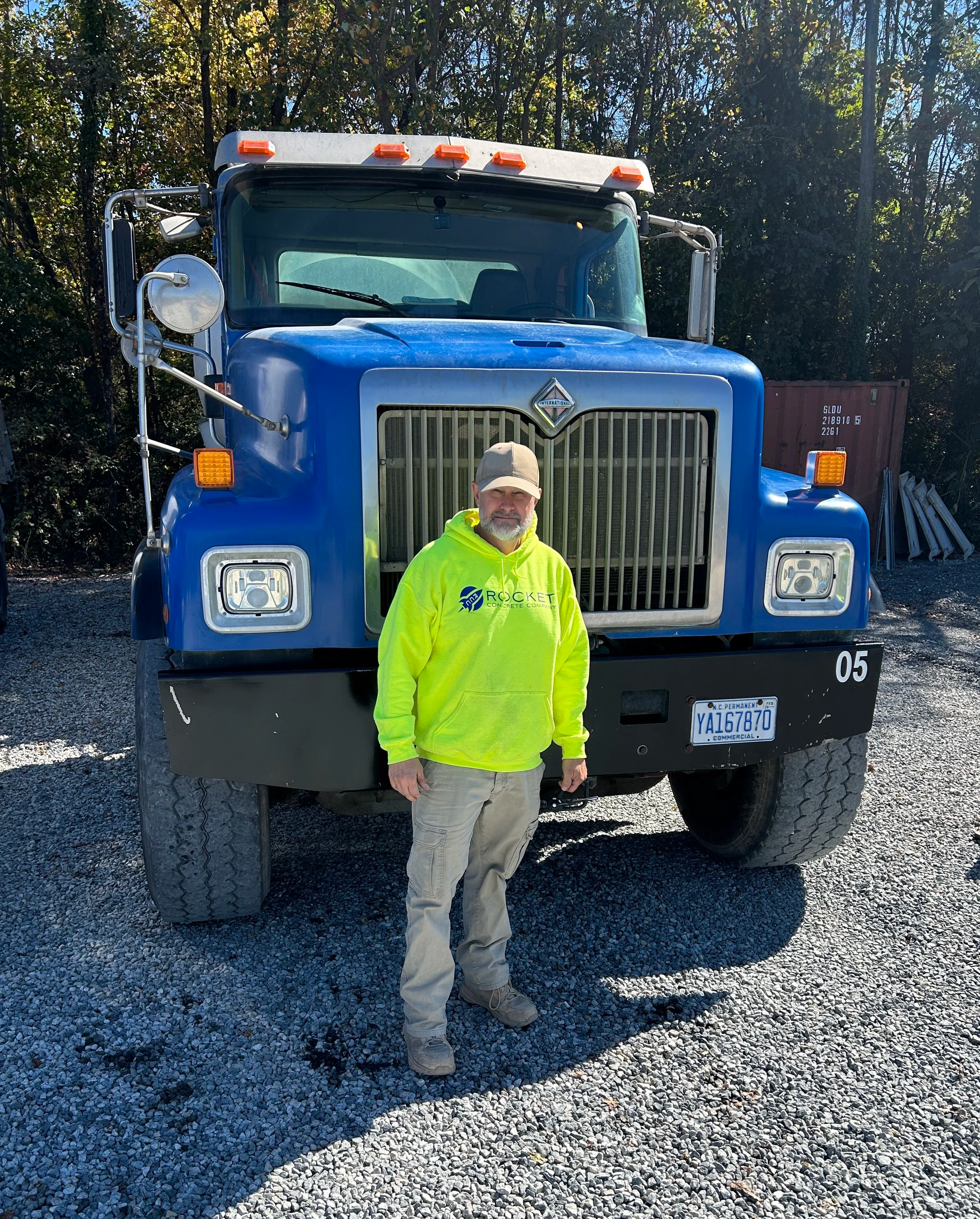 Rocket Concrete truck in Mooresville NC