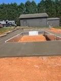 Concrete pool decking in Concord NC