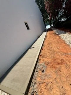 New concrete sidewalk in Mooresville NC